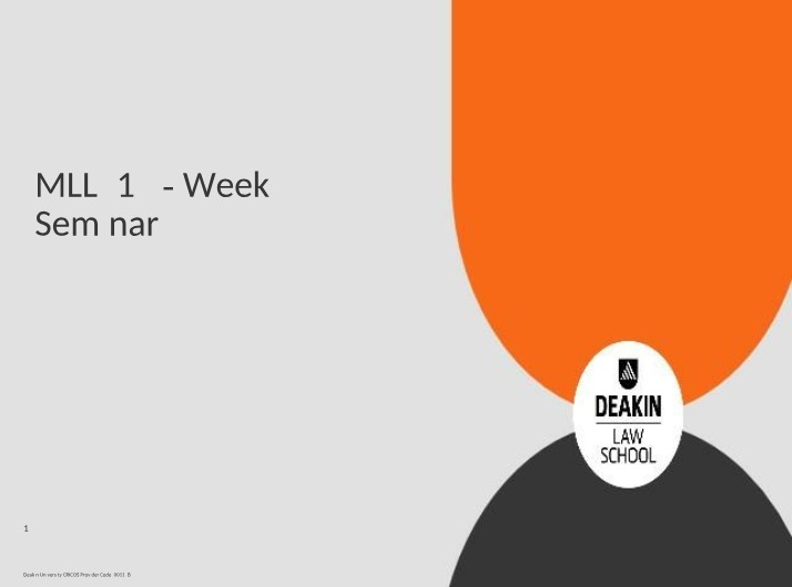 Contract B - Week 2 Seminar Slides