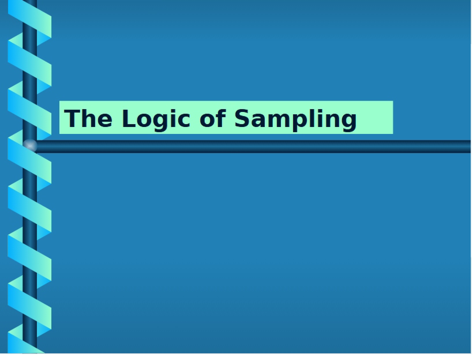 Sampling Logic
