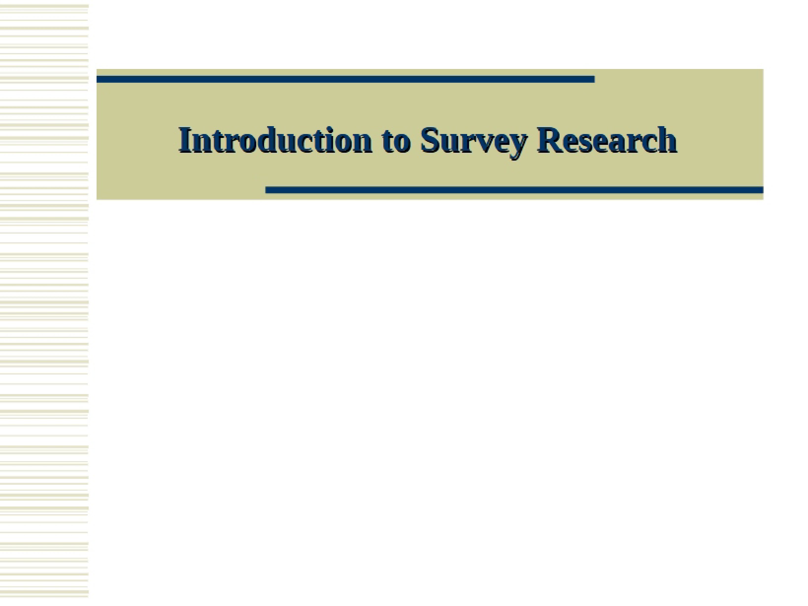 Methodology of Research Notes
