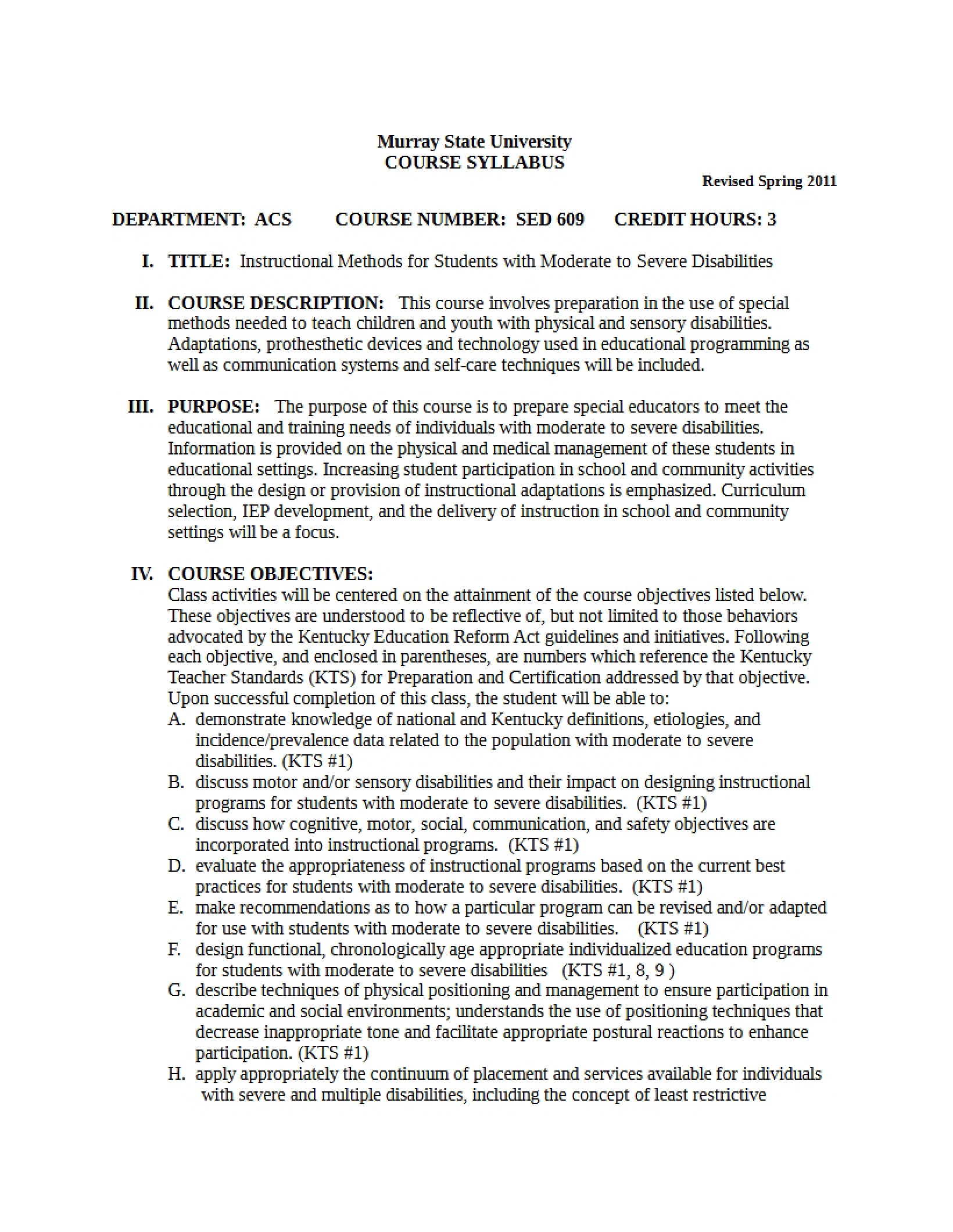 Syllabus
