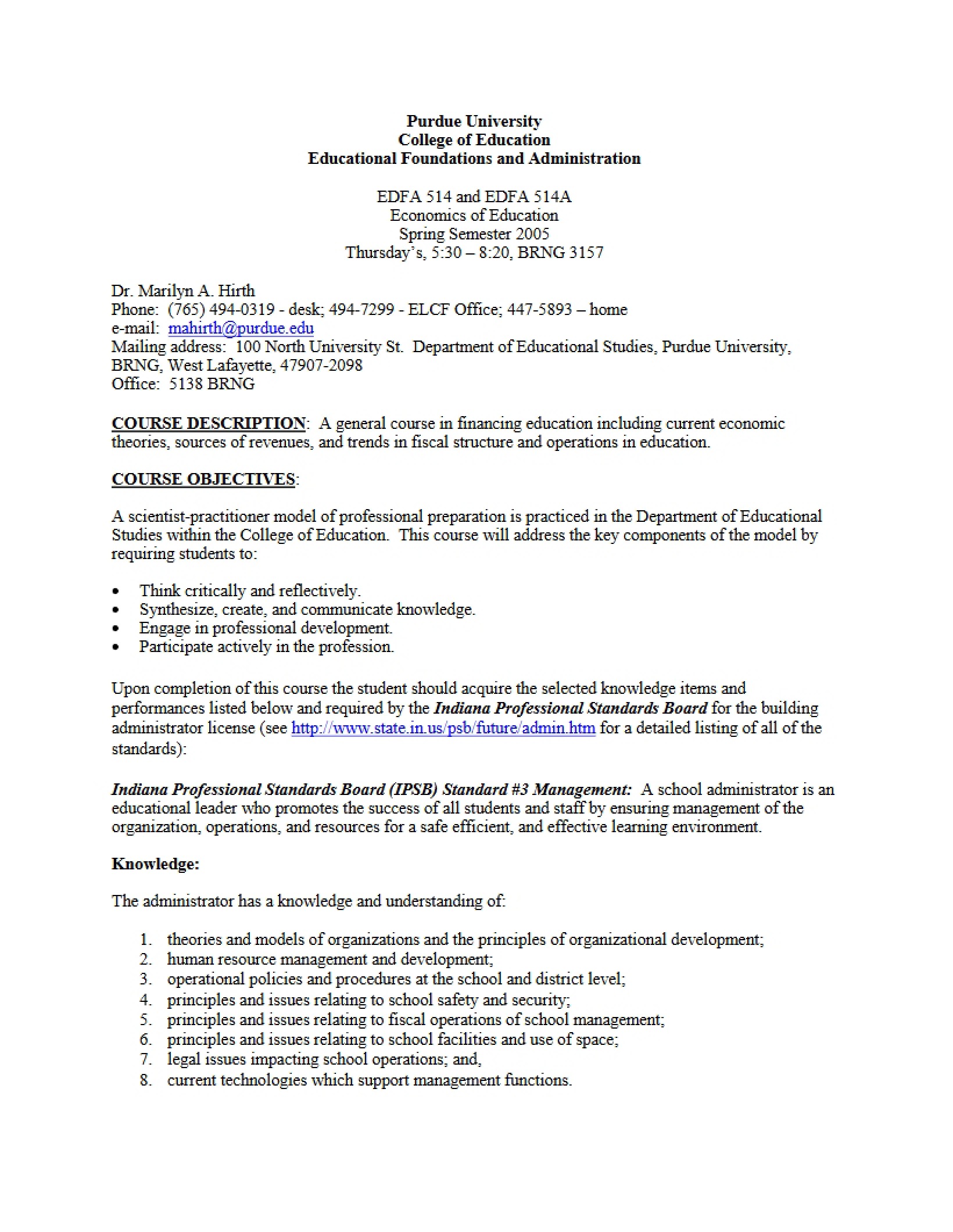 Syllabus