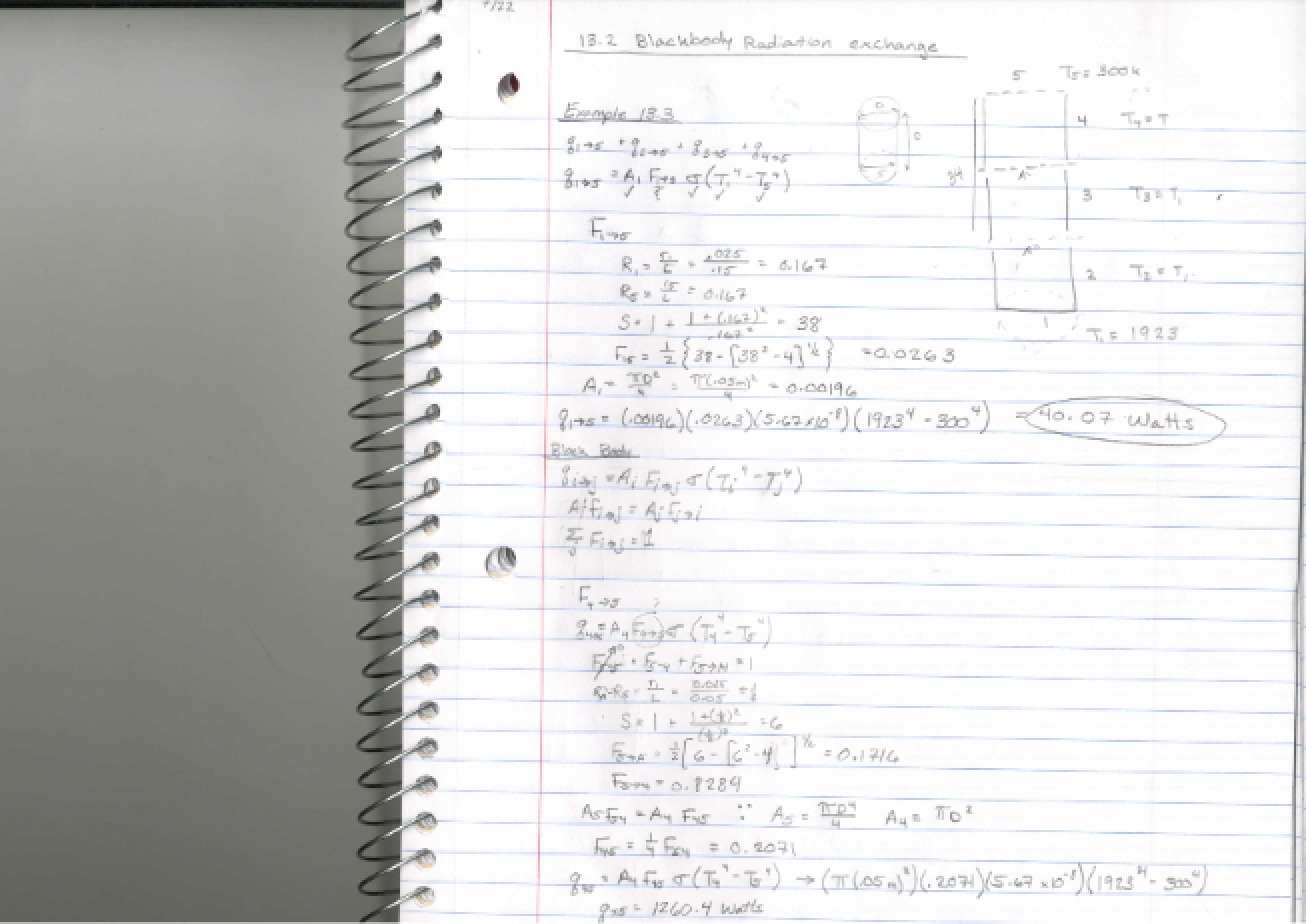 Review Material for Heat Transfer
