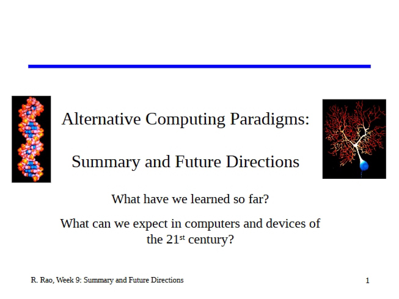 Paradigms of Alternative Computing