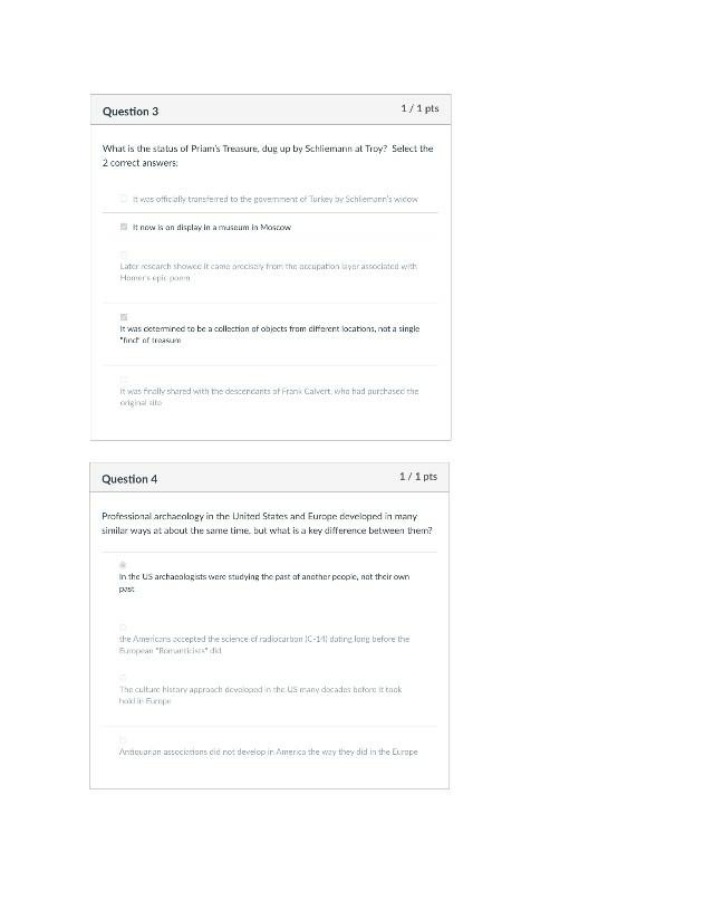ANT2140 Quiz 2 Part 2 Version B