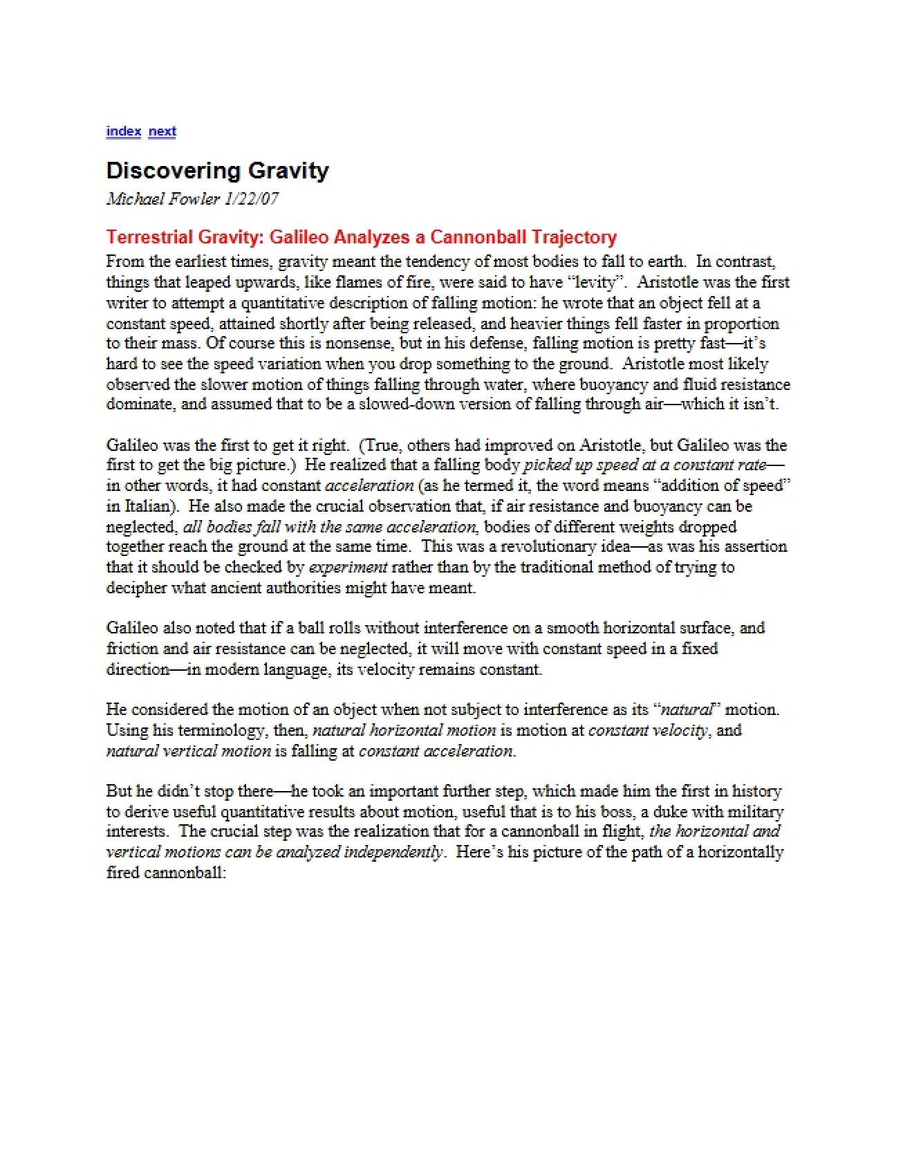 Gravity Discovery