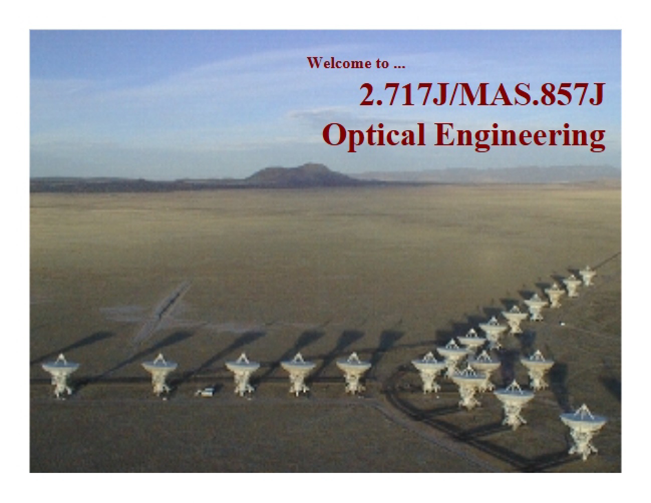 3D Optics Lecture Notes