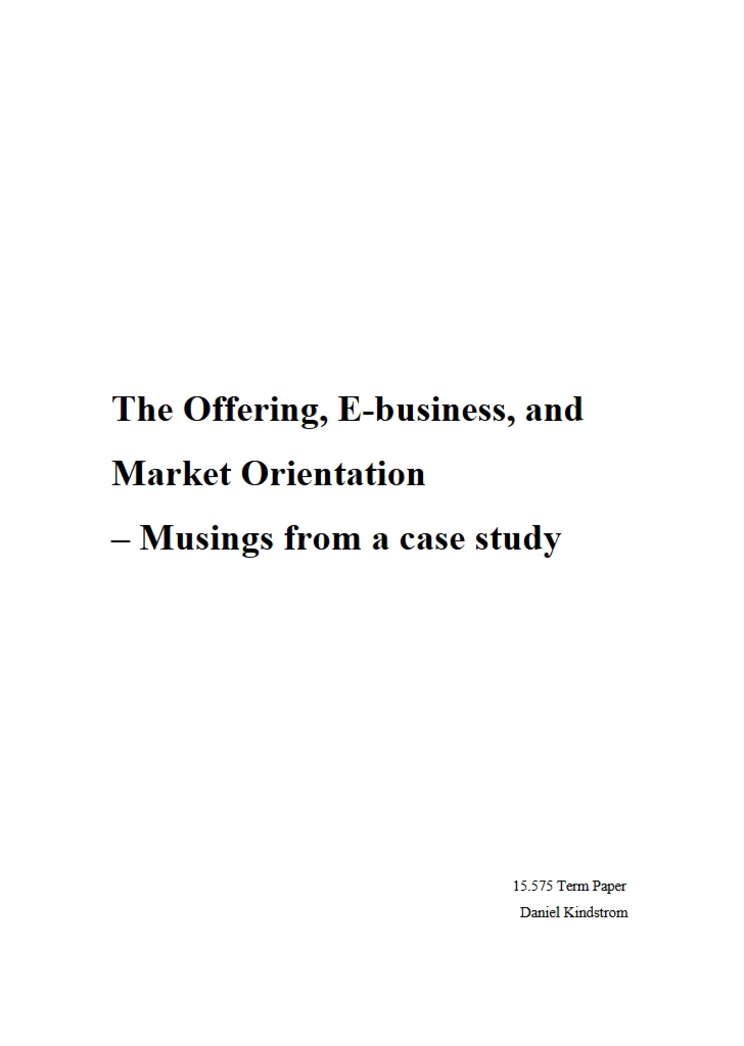 Course Notes