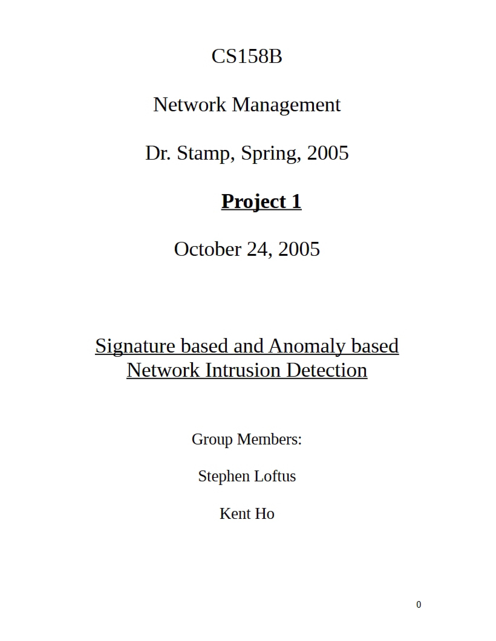 Management of Networks