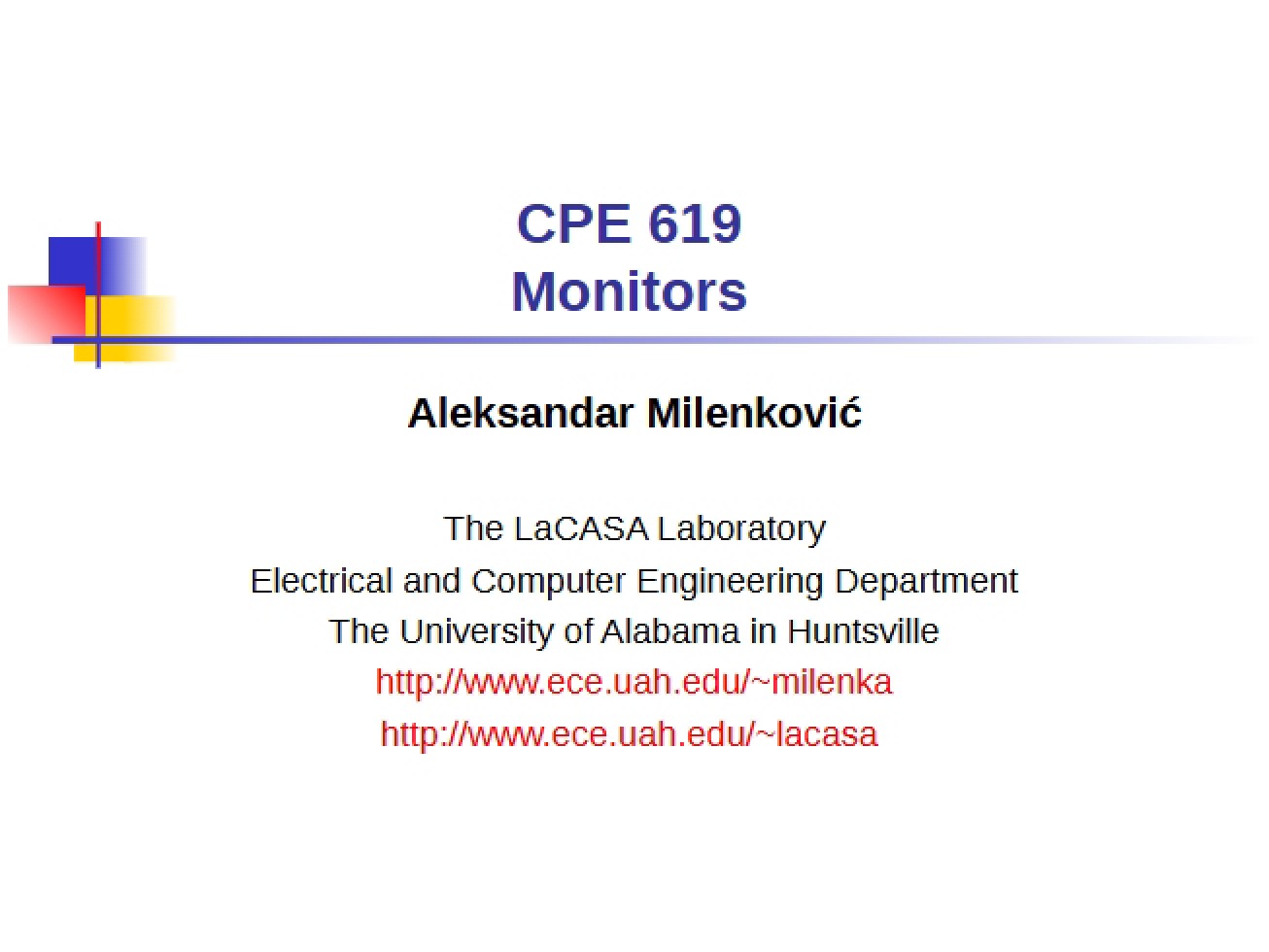 System Monitors
