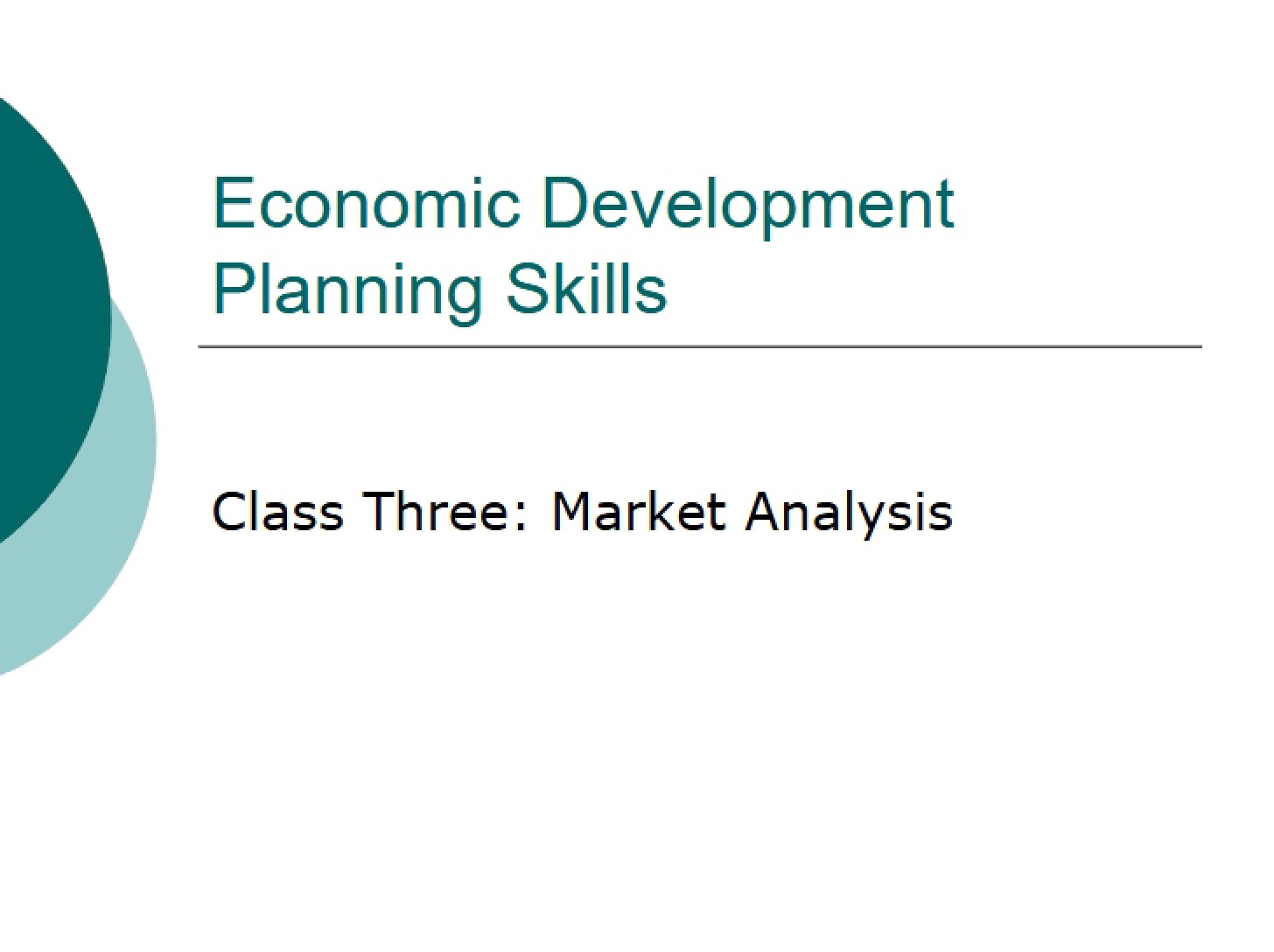 Analysis of Market