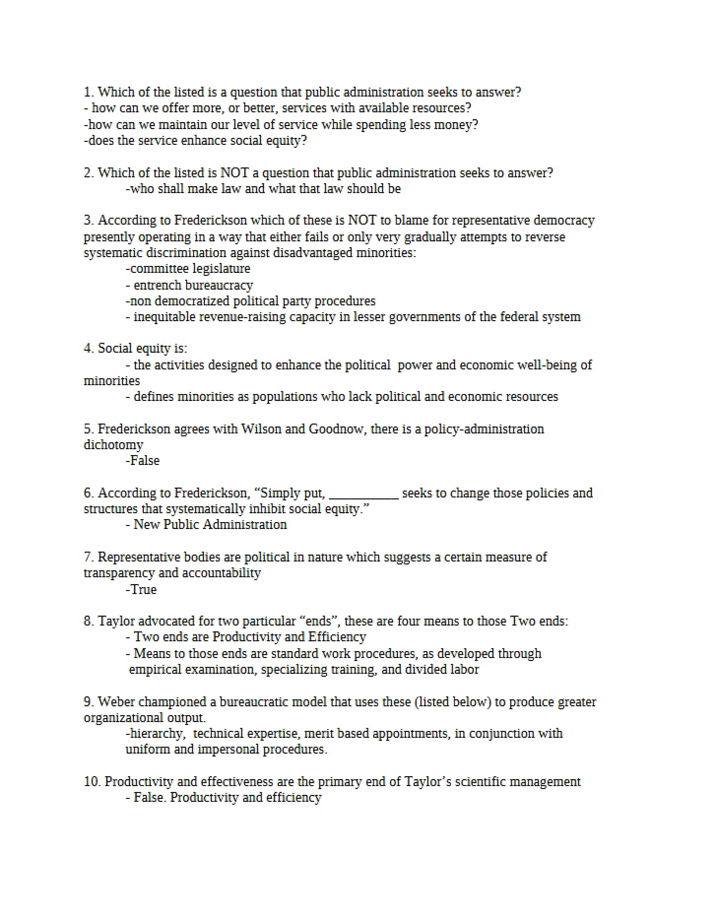 General Study Guide