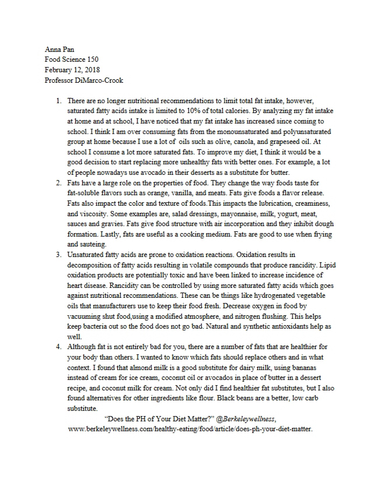 Lecture Note Food Sci 150 2