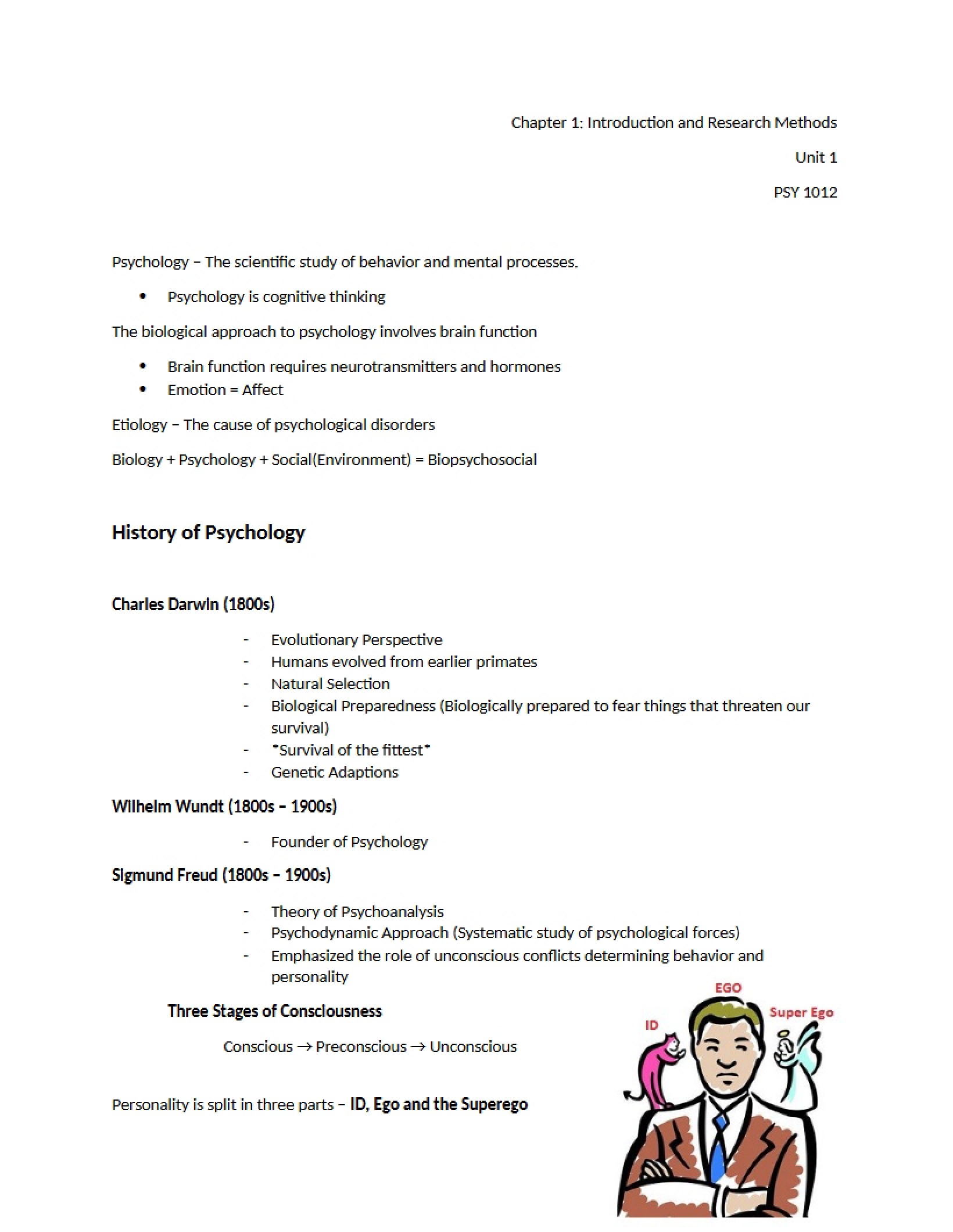 Research Methods and Intro (Psych)