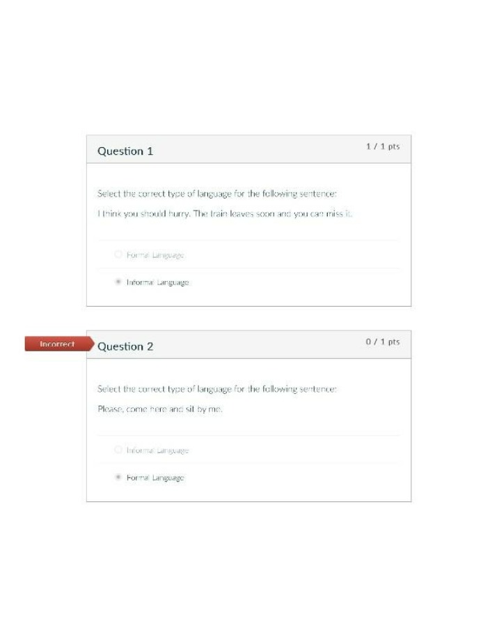 Selecting Appropriate Language Style - Formal vs. Informal
