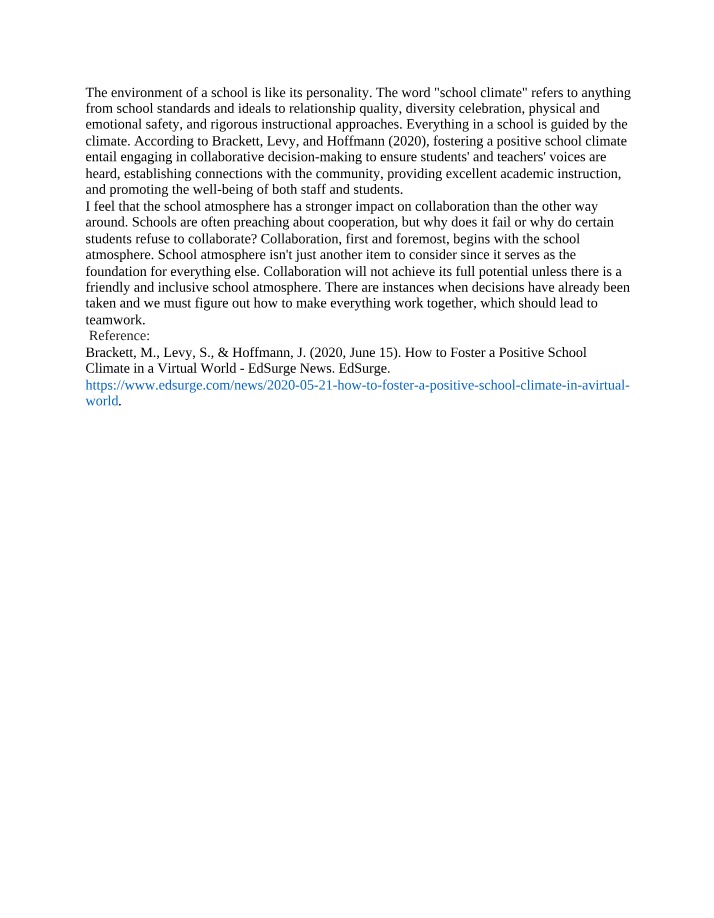 TLC803 Topic 5 Discussion Question 1