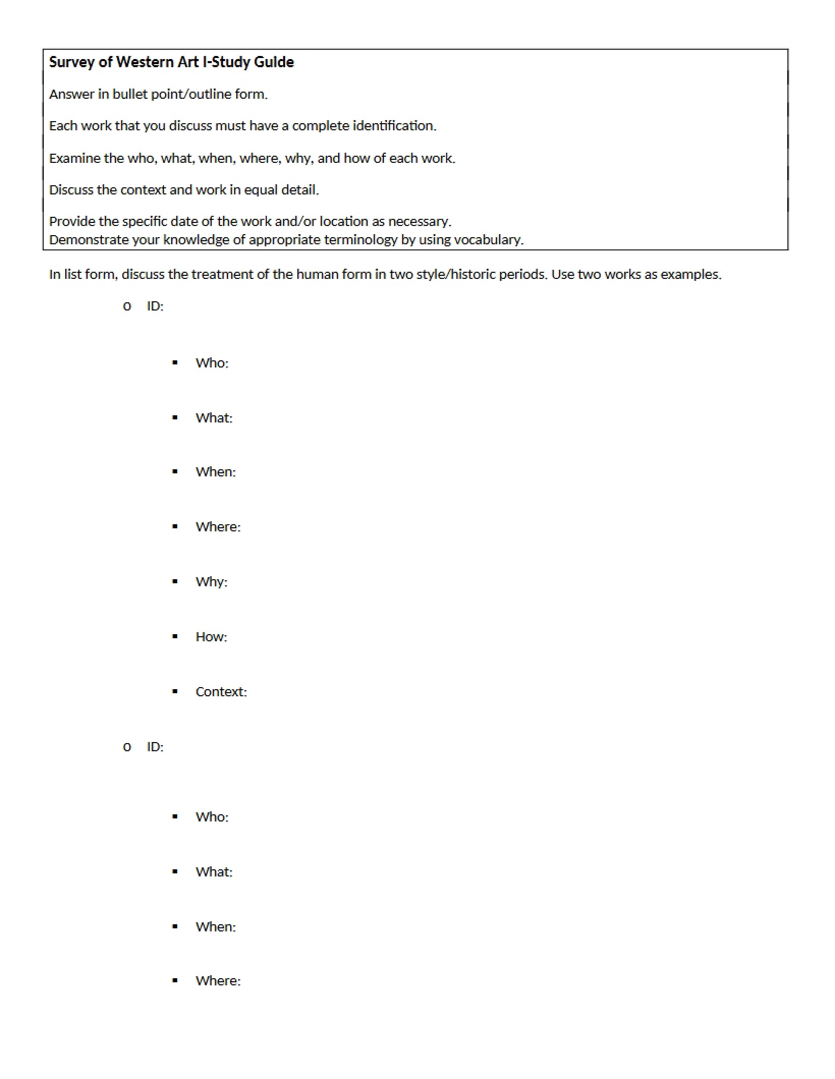 Exam Preparation Guide