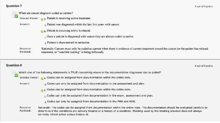 When to Code Cancer Diagnoses as Current