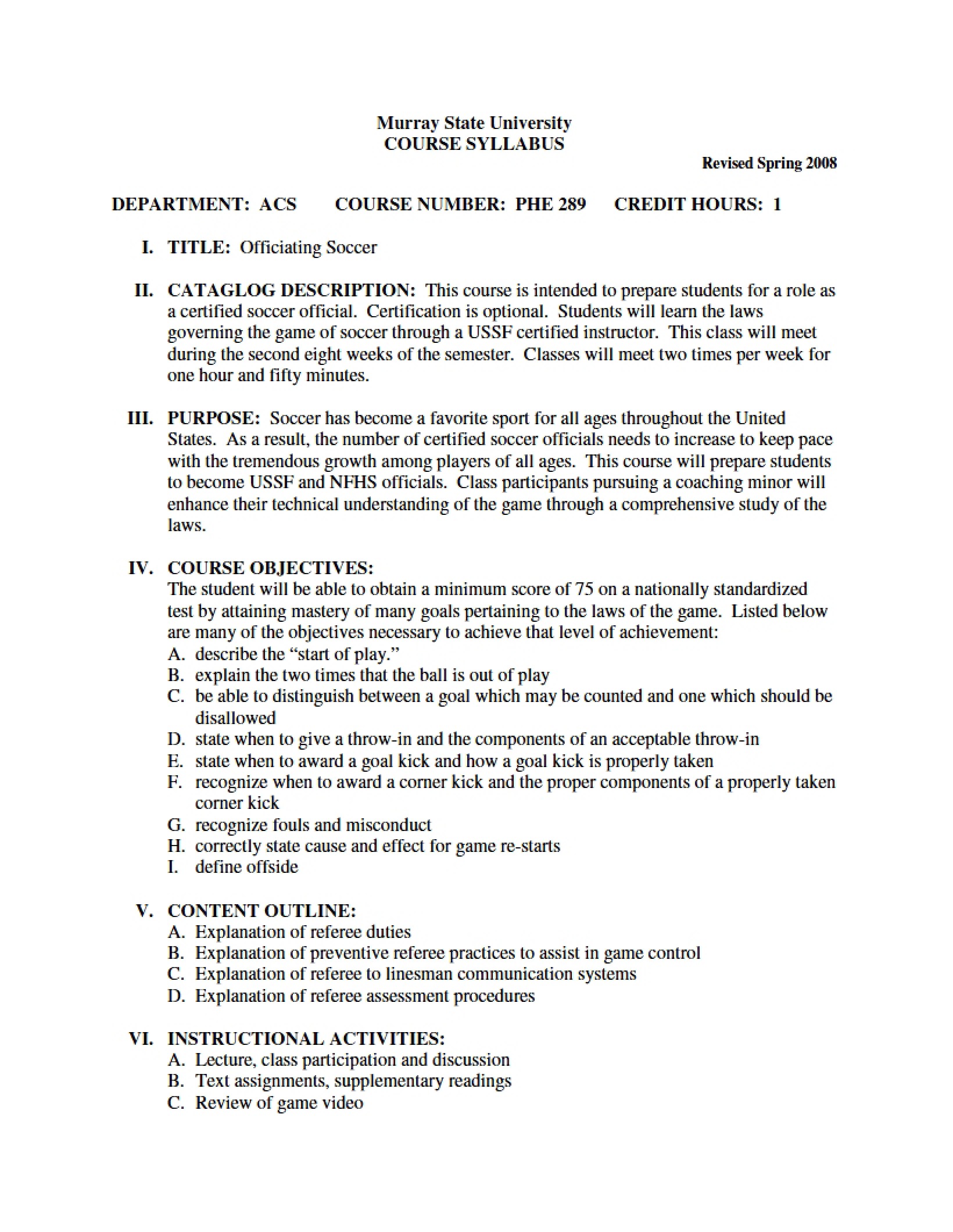 Syllabus
