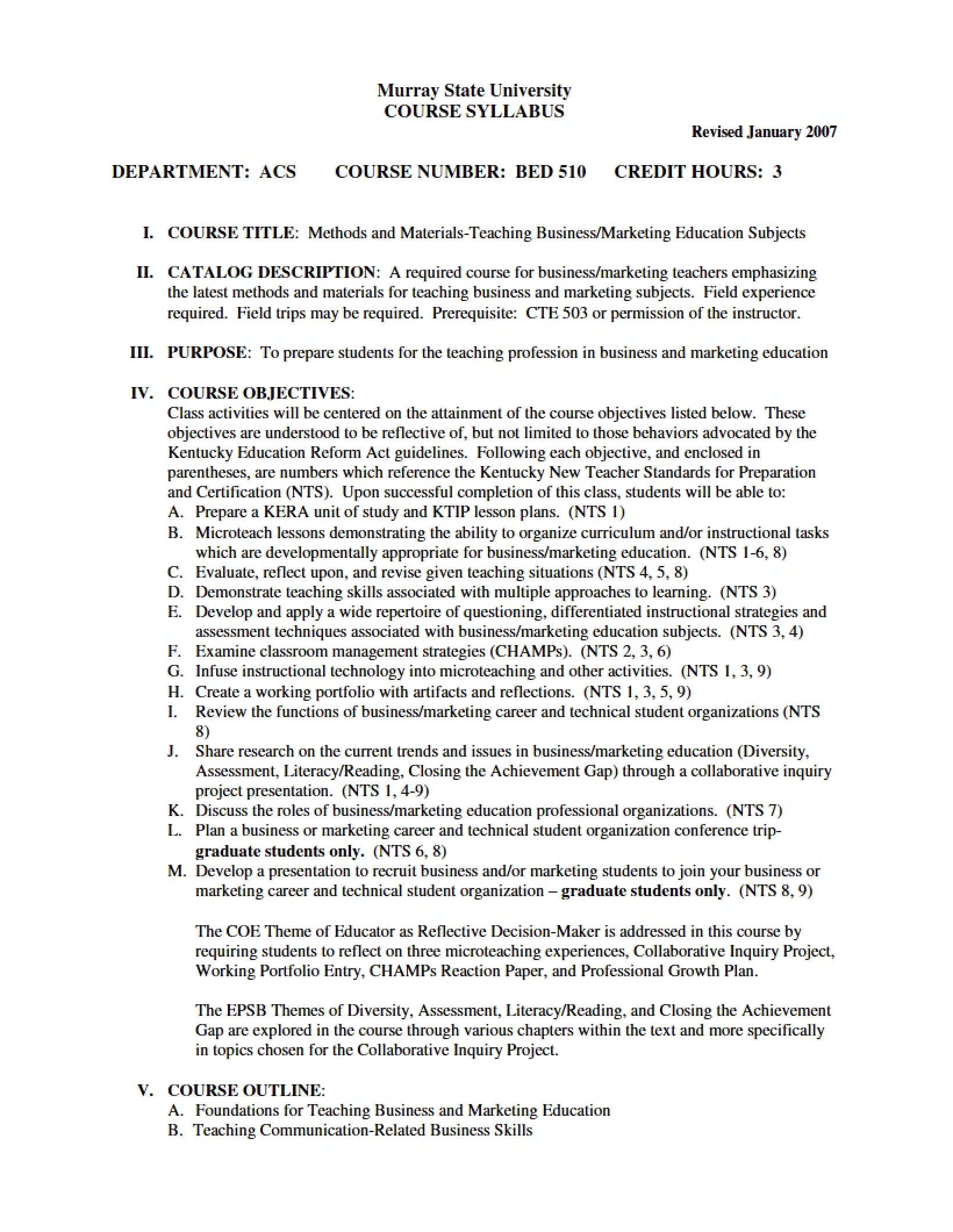 Syllabus