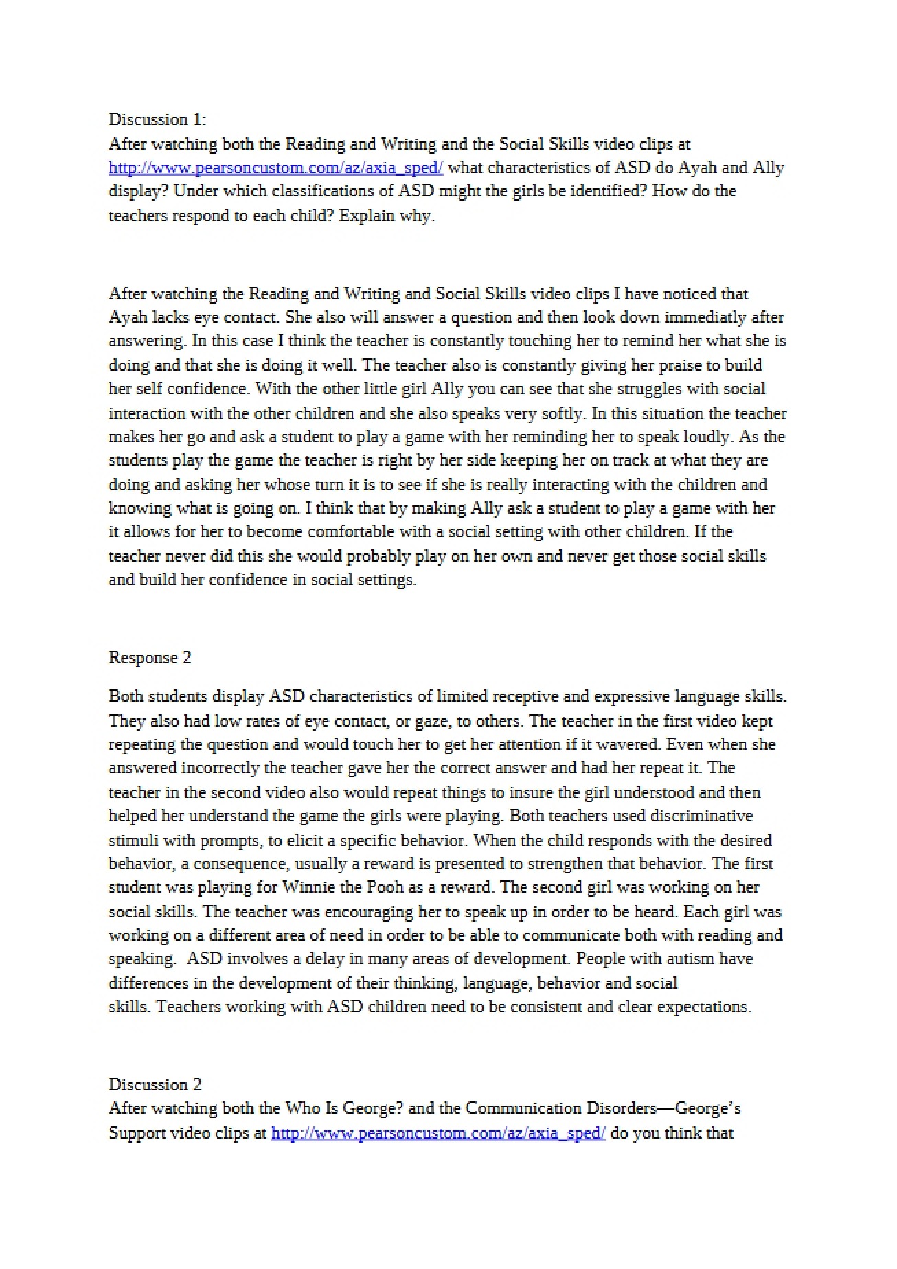 Essay on the Exceptional Learner