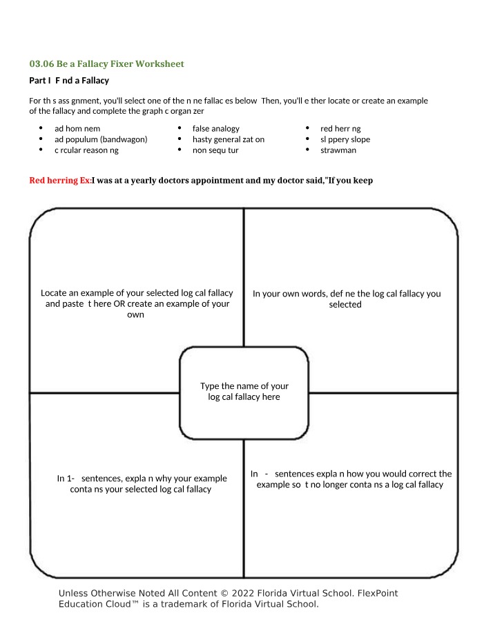 A Guide to Identifying and Correcting Logical Fallacies
