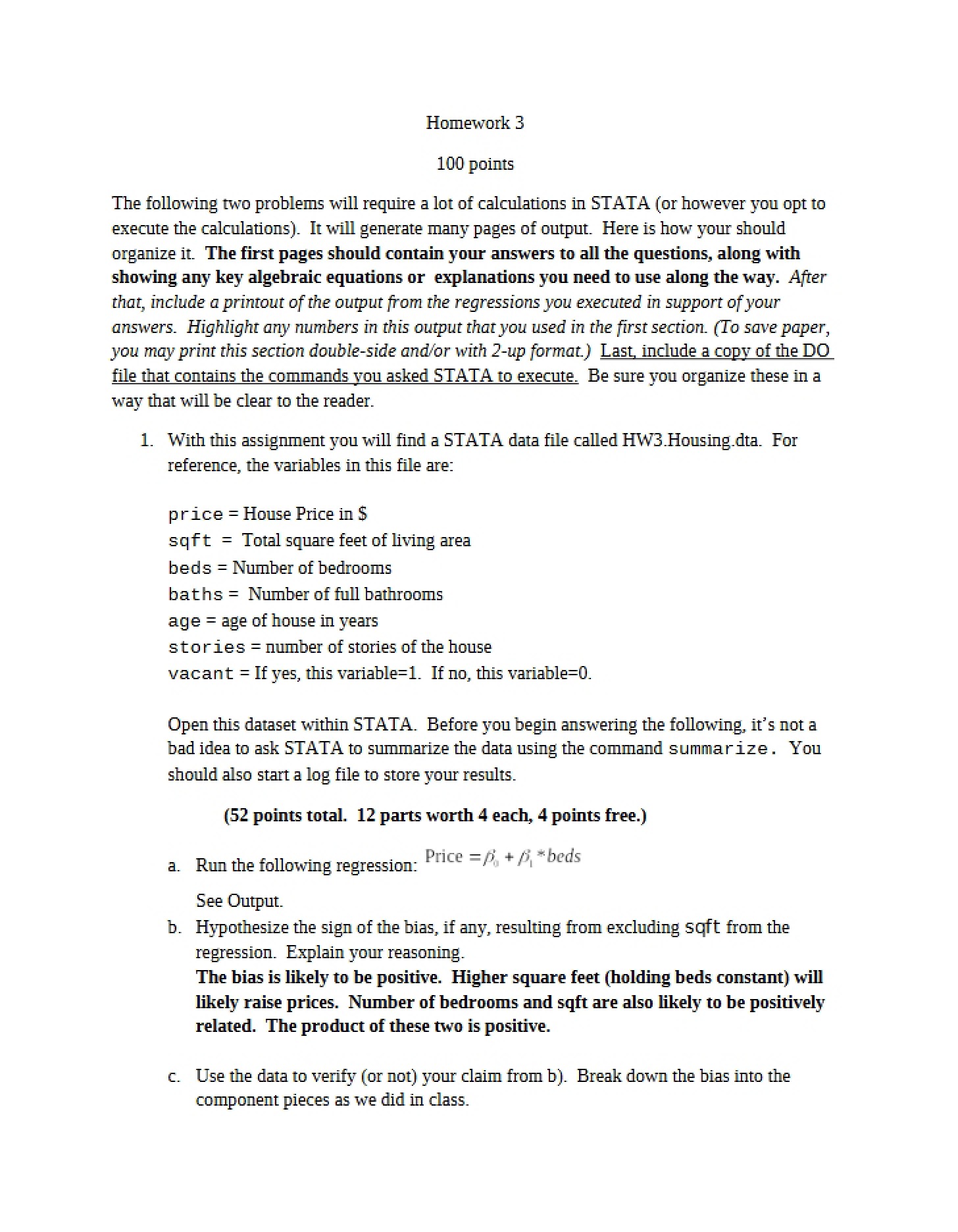 Third Homework Assignment