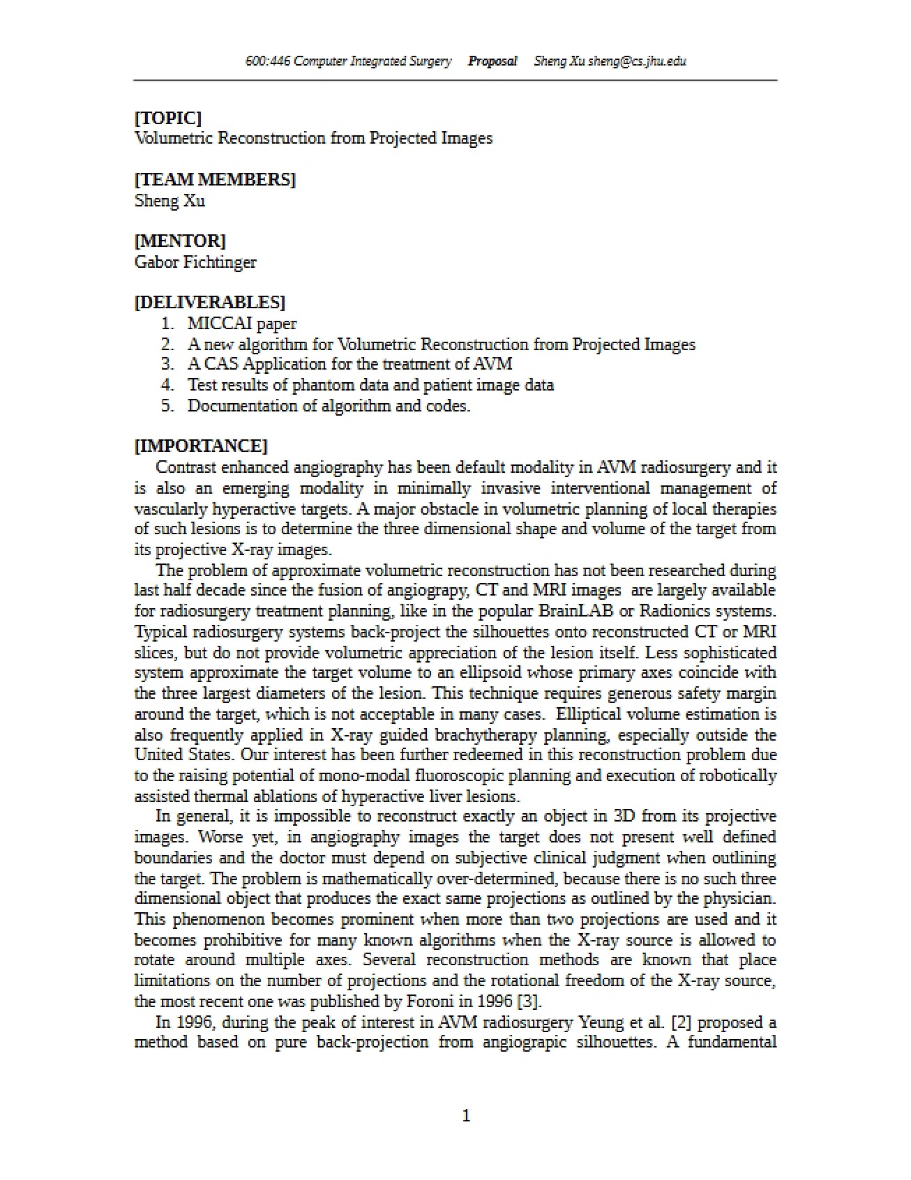 Proposal for Integrated Surgery