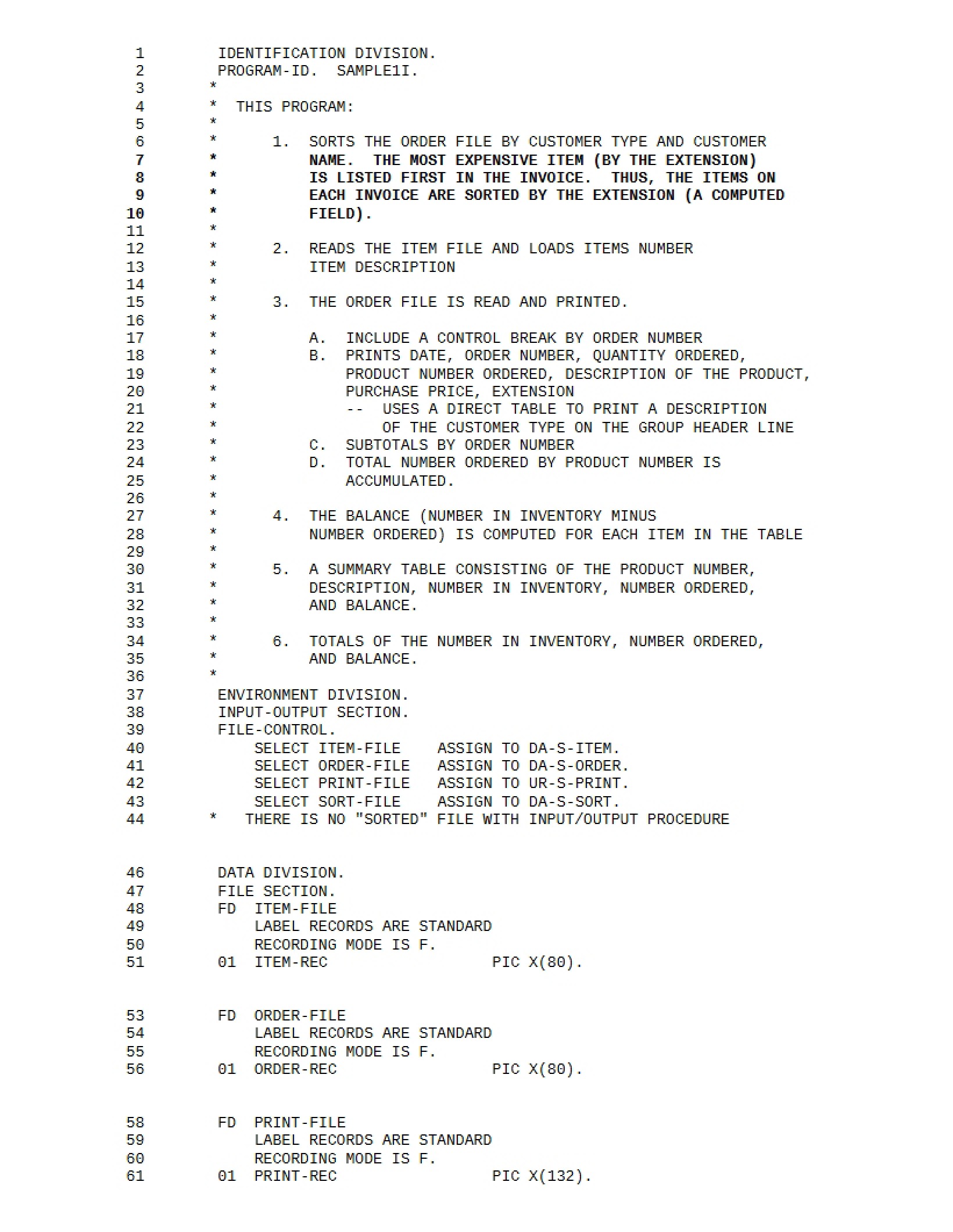 CIS 3340 InputOutput Program