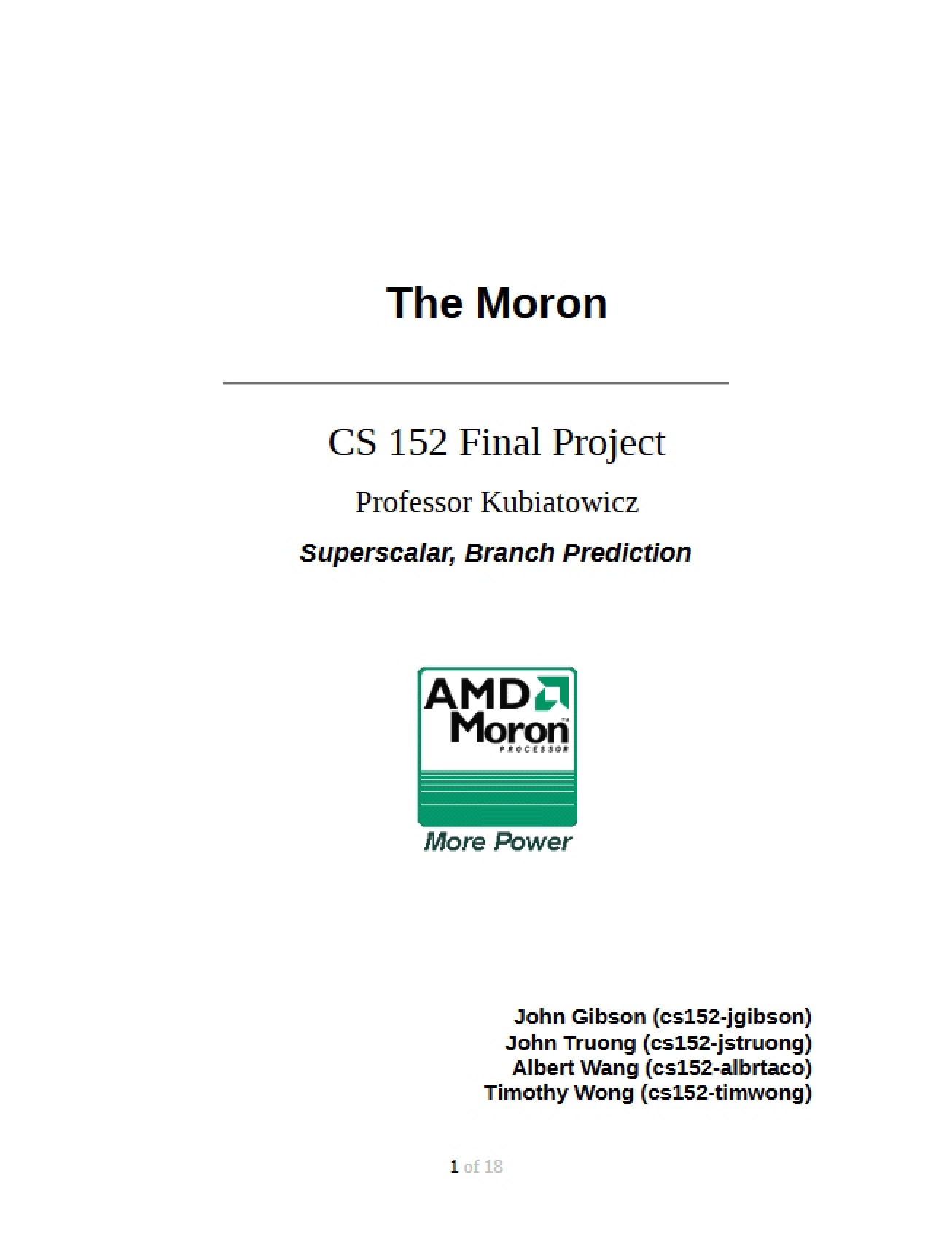 Final Project CS 152