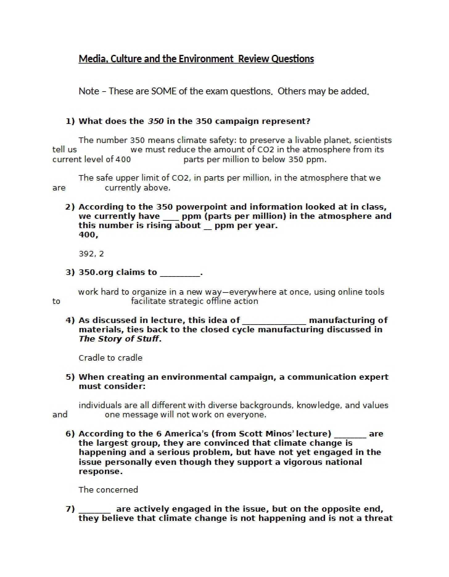 Review of Environment, Culture, and Media