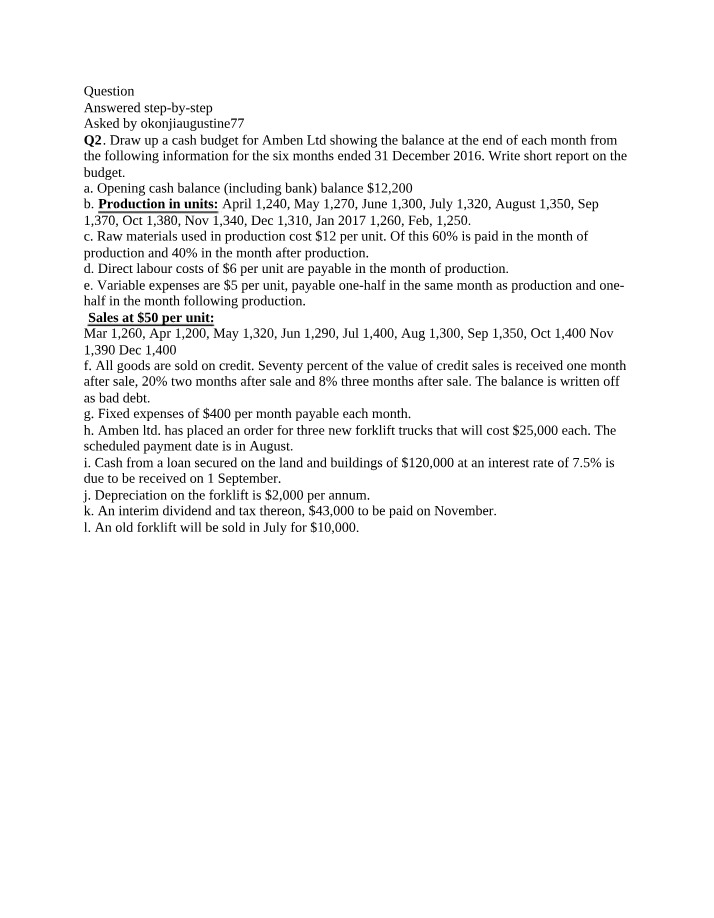 ACCT610 - Q&A