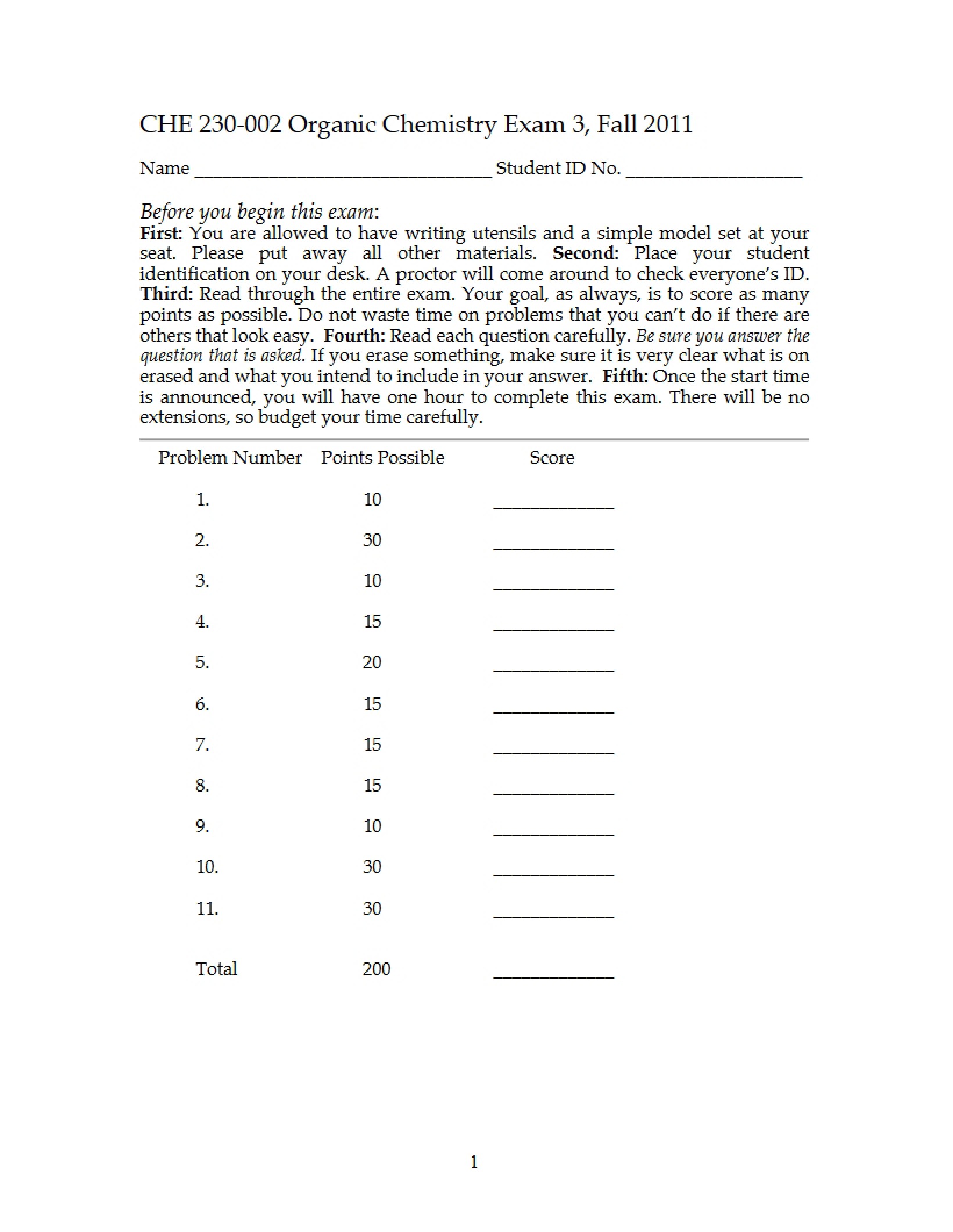 Exam 3 Section 002
