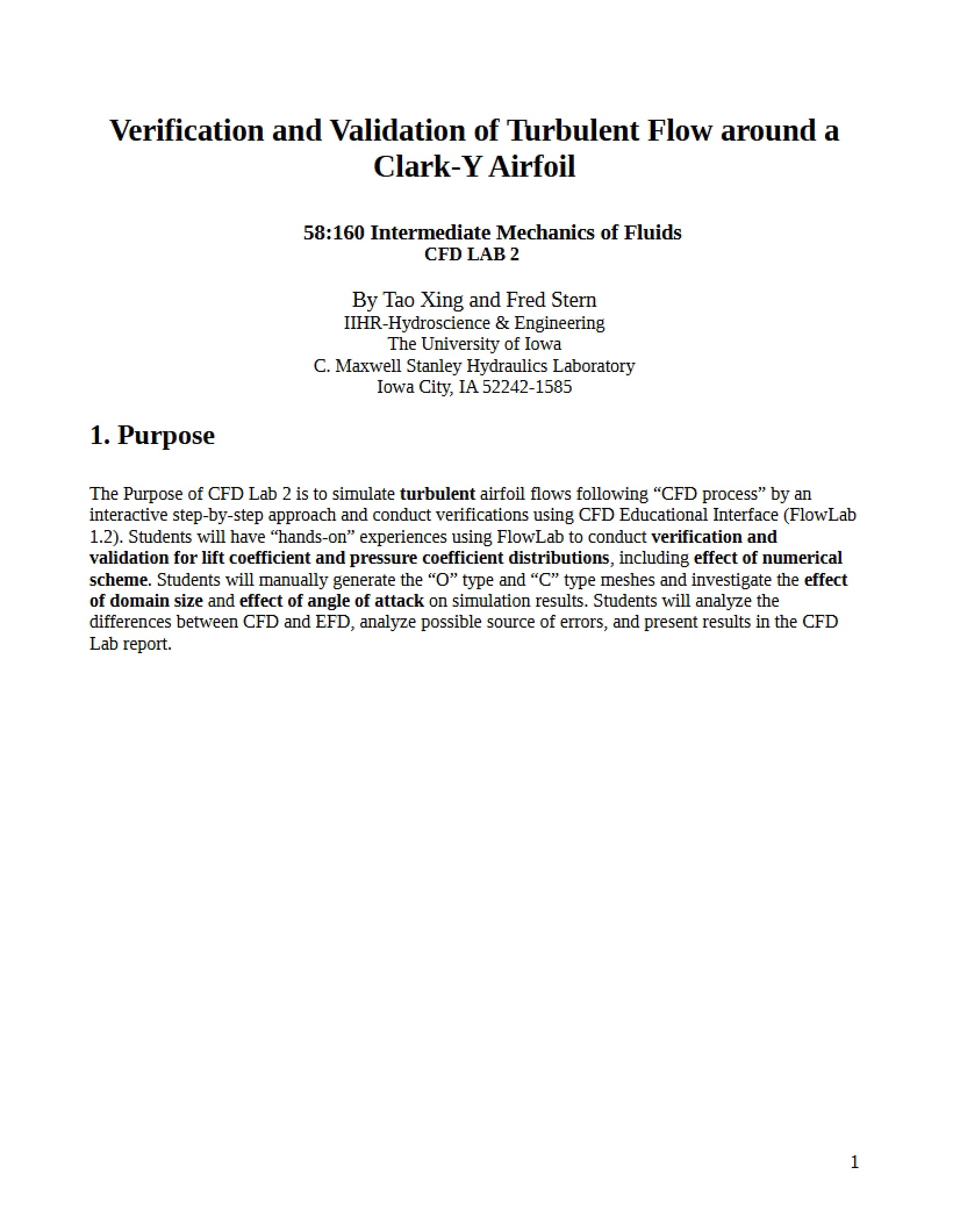 Course Notes Intermediate Fluids