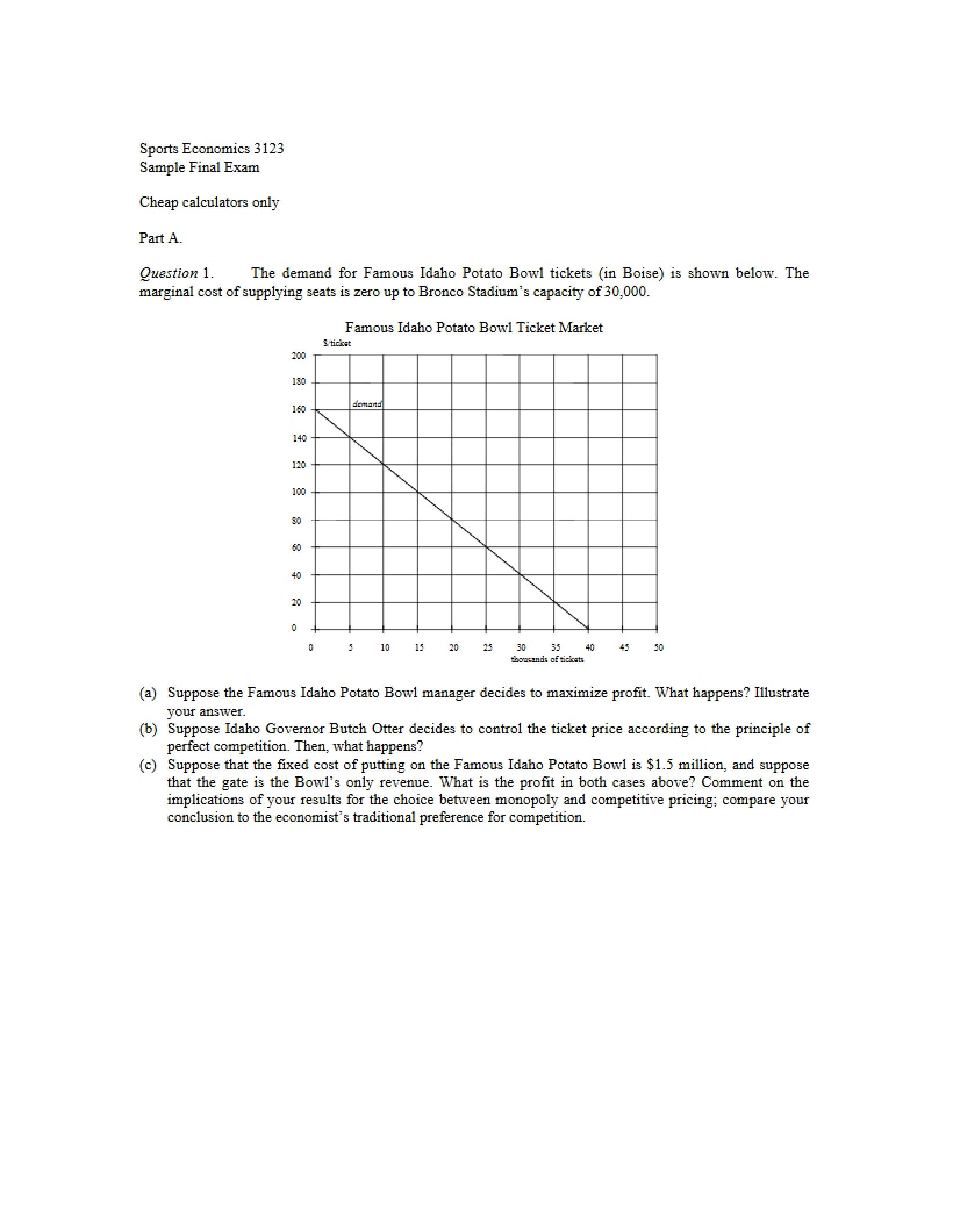Final Exam Sample