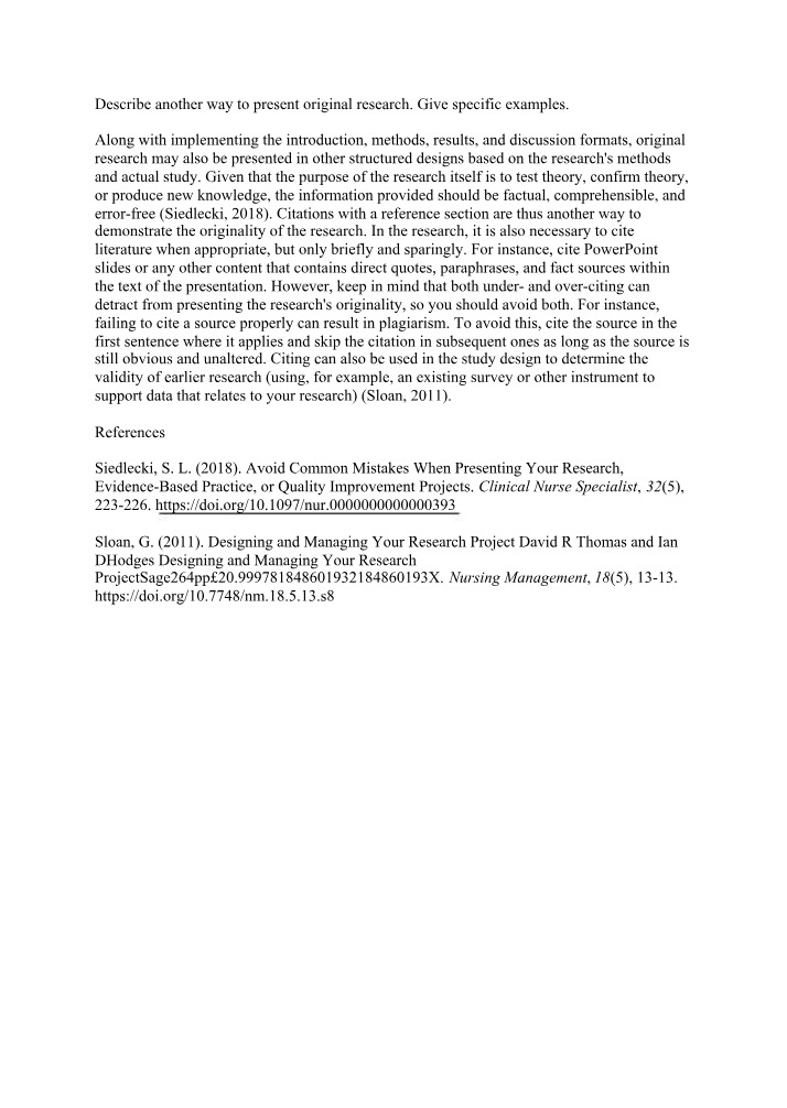 Effective Strategies for Presenting Research
