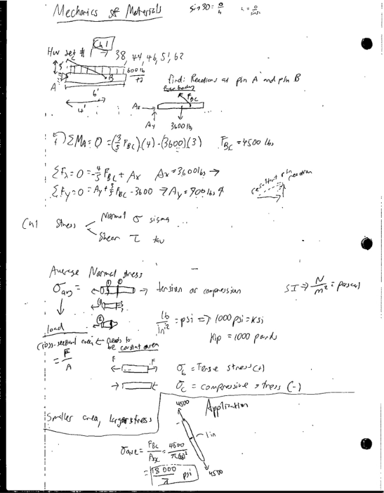 Guide for Mechanics of Materials Study