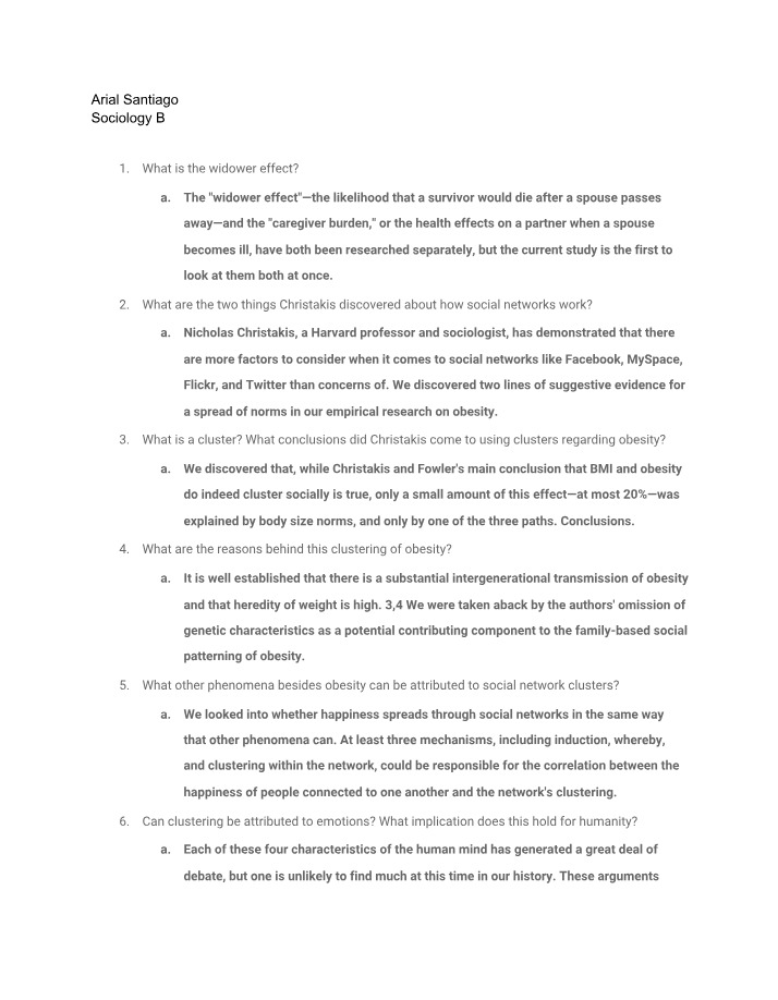 Widower Effect and Caregiver Burden - A Sociology Analysis