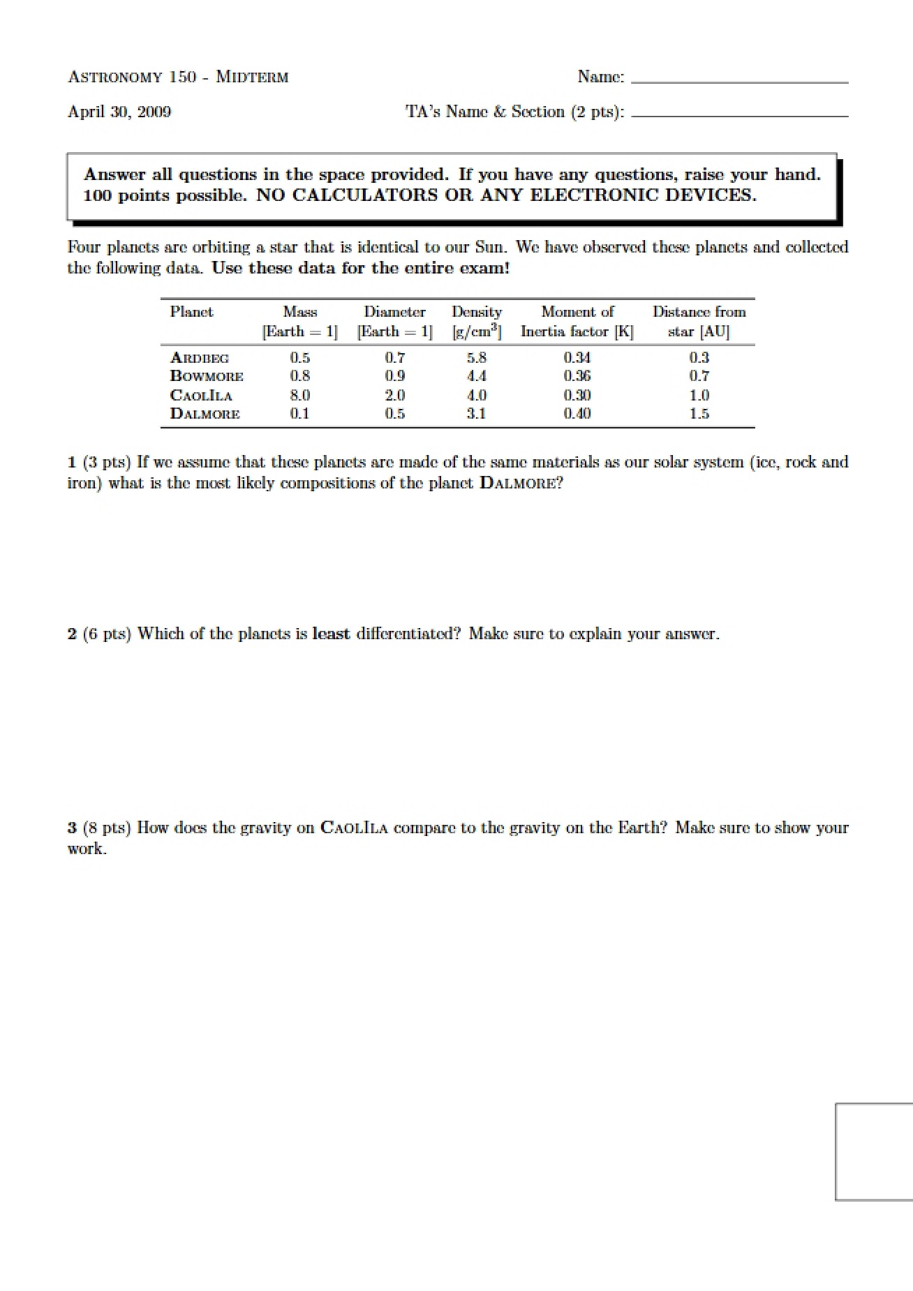 Academic Study Notes