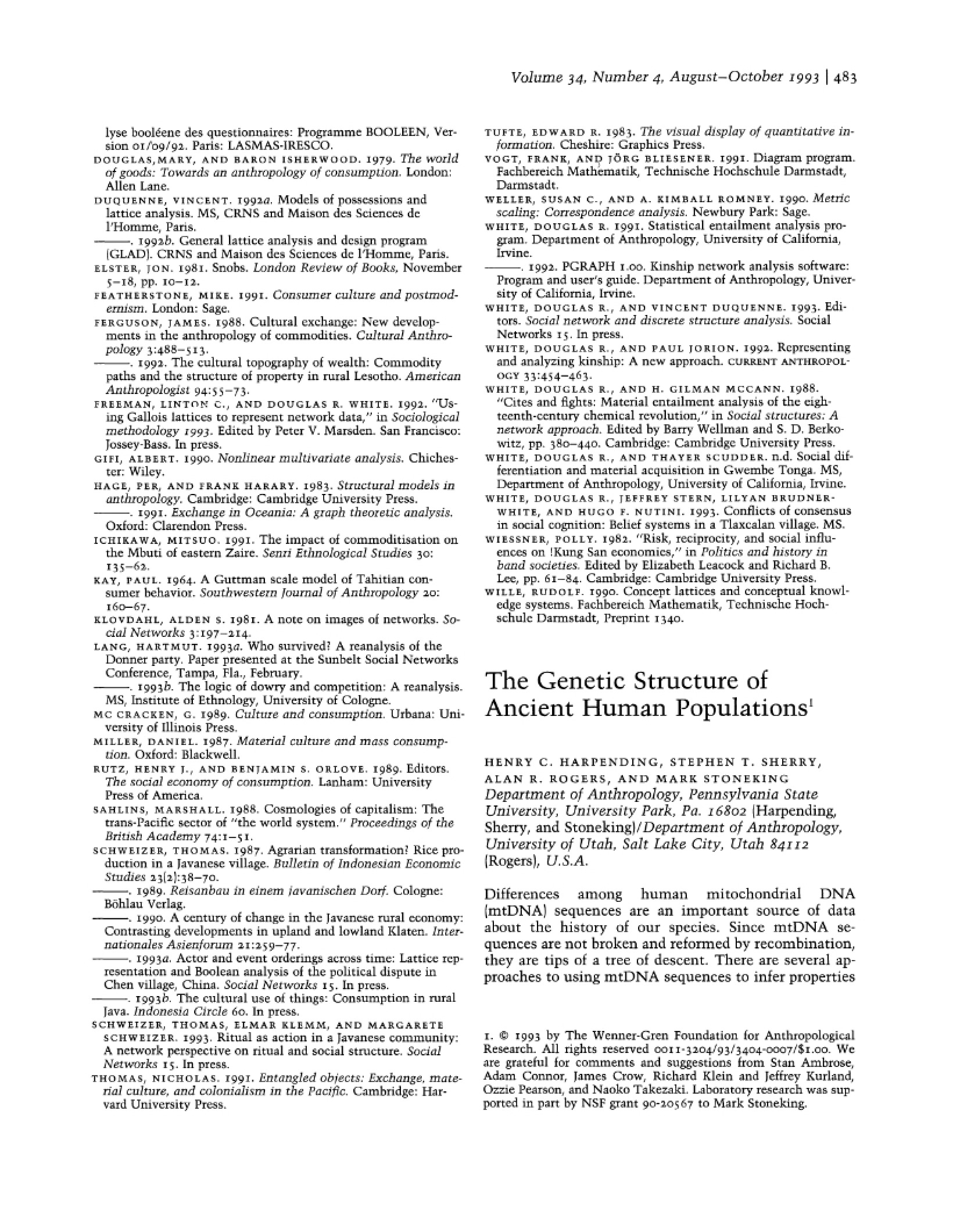 Biological Anthropology Seminar Notes