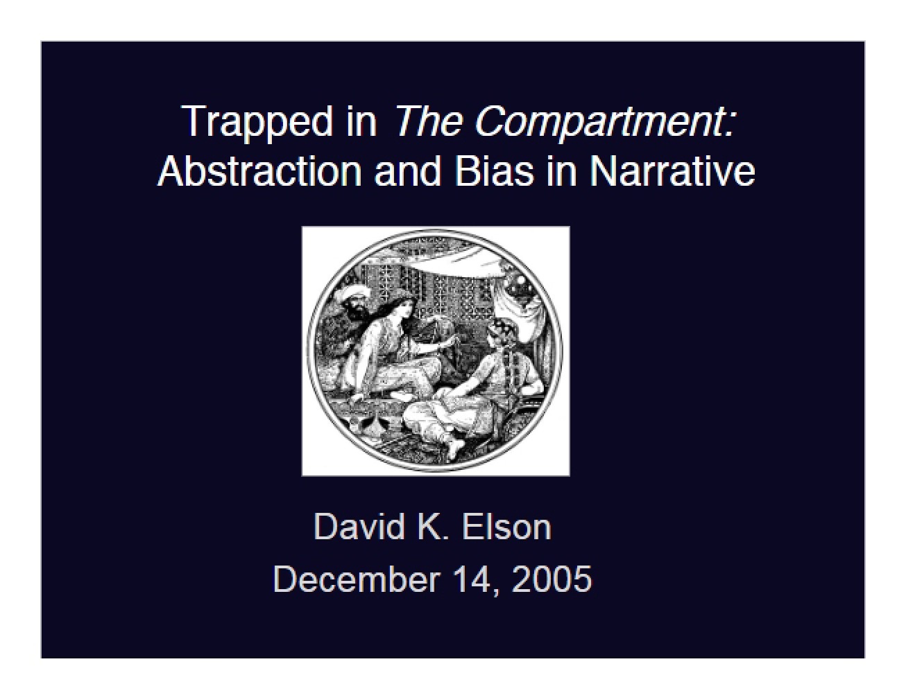 Trapped in The Compartment (NLP)