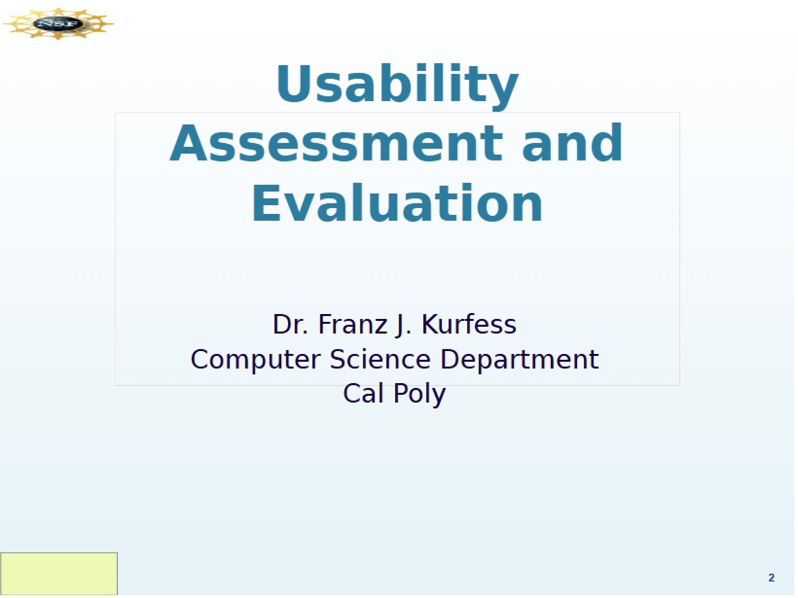 Usability Studies