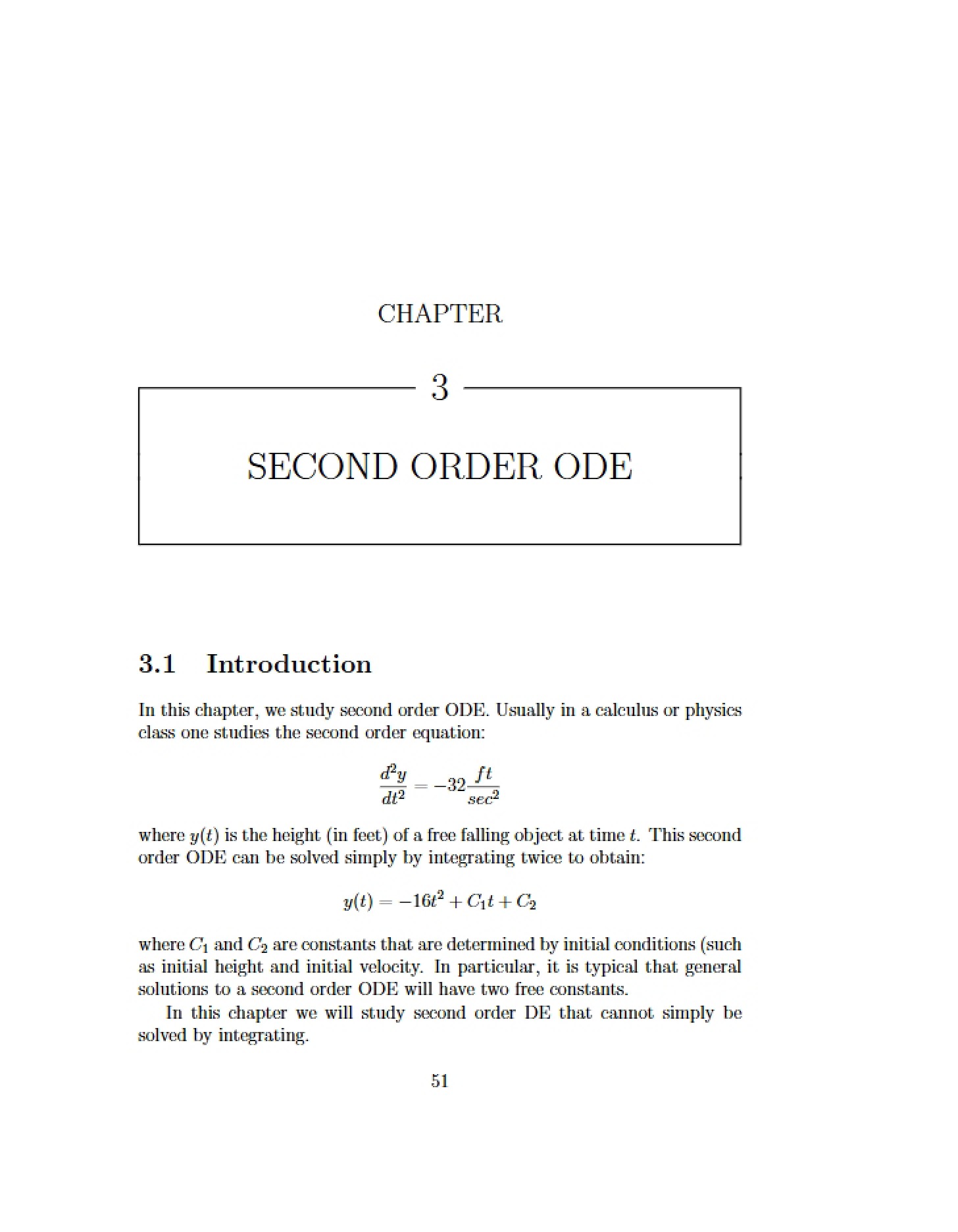 ODEs of the Second Order