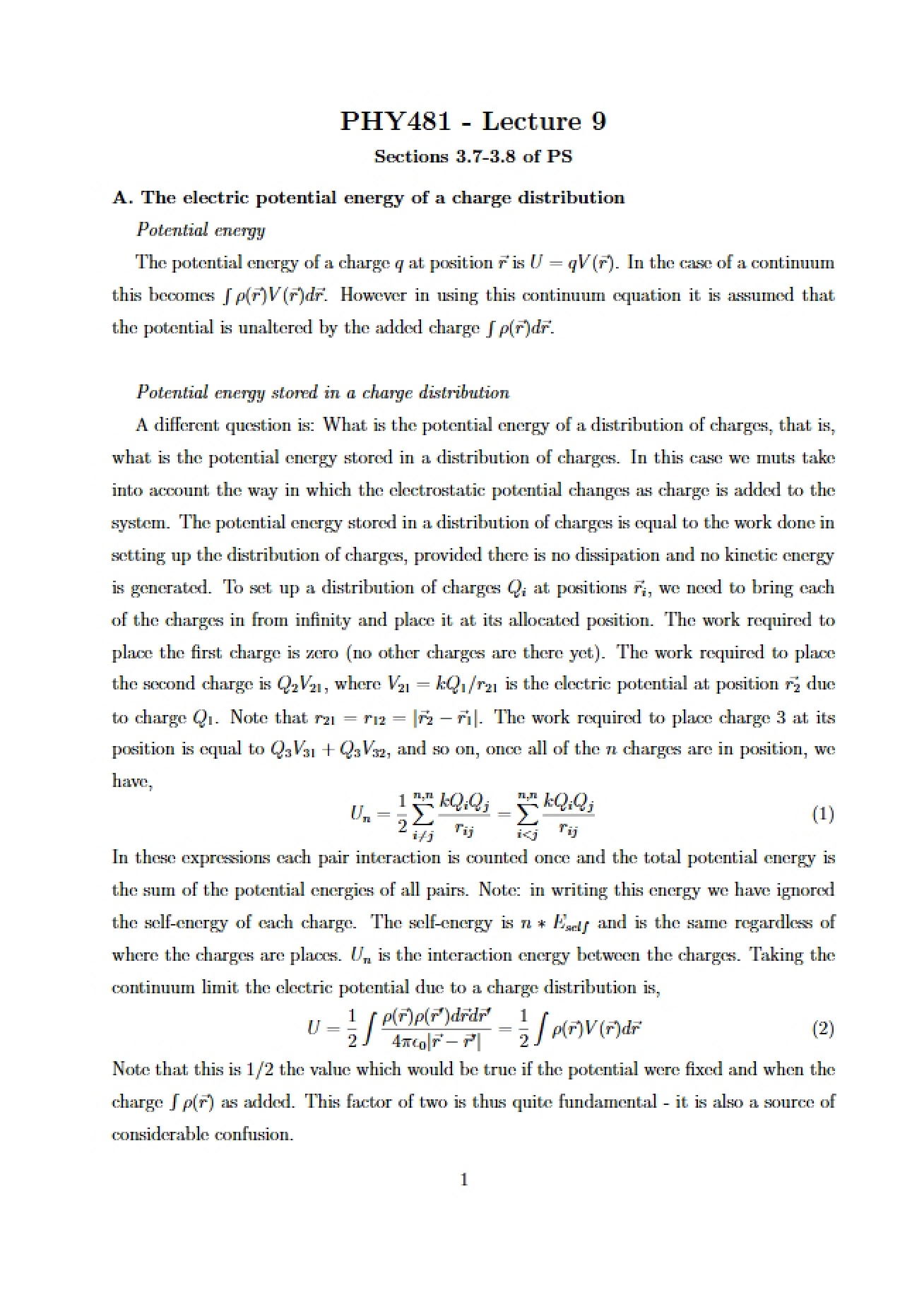 Lecture 9