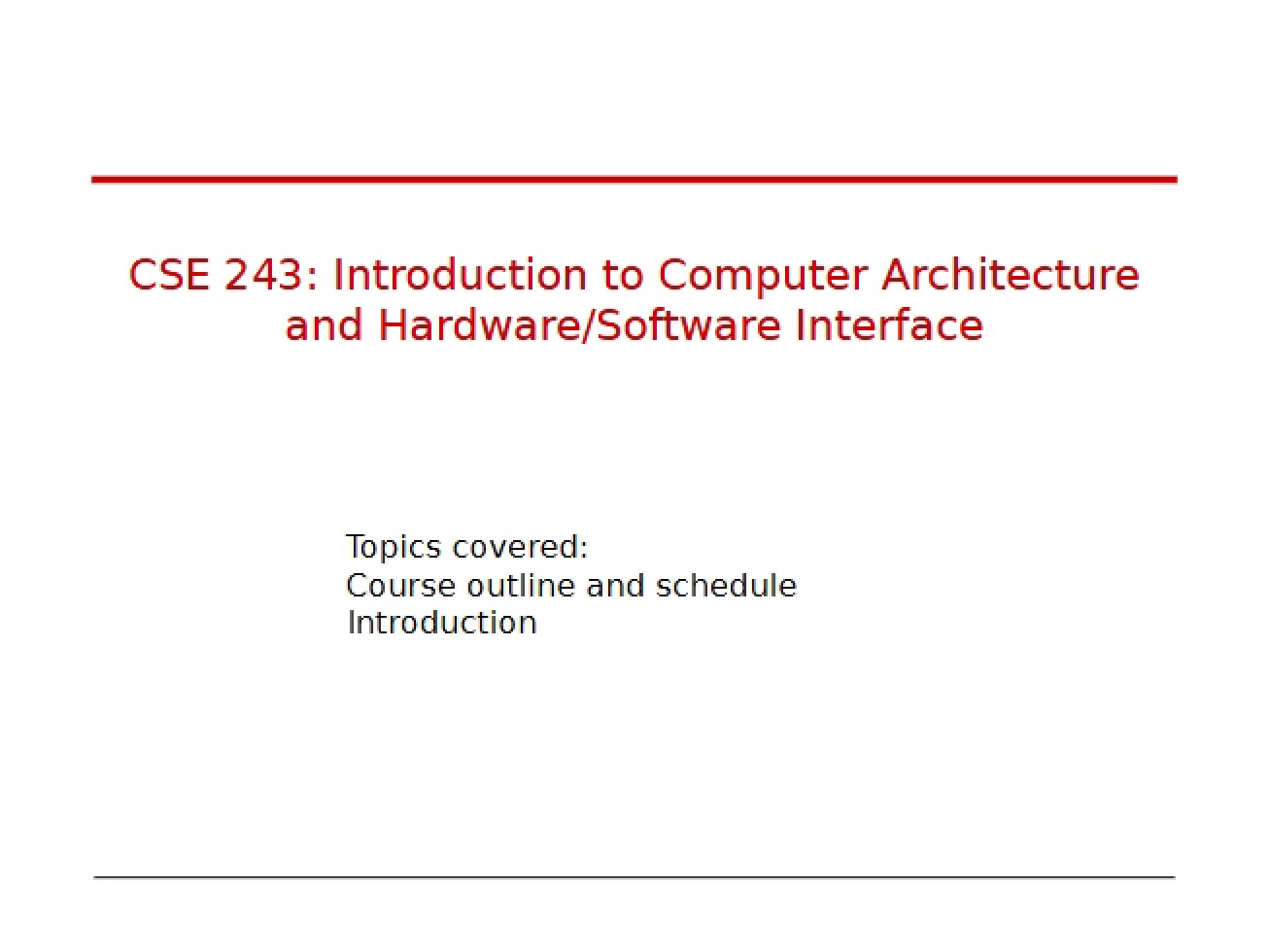 Lecture Notes (Eighth Instance)