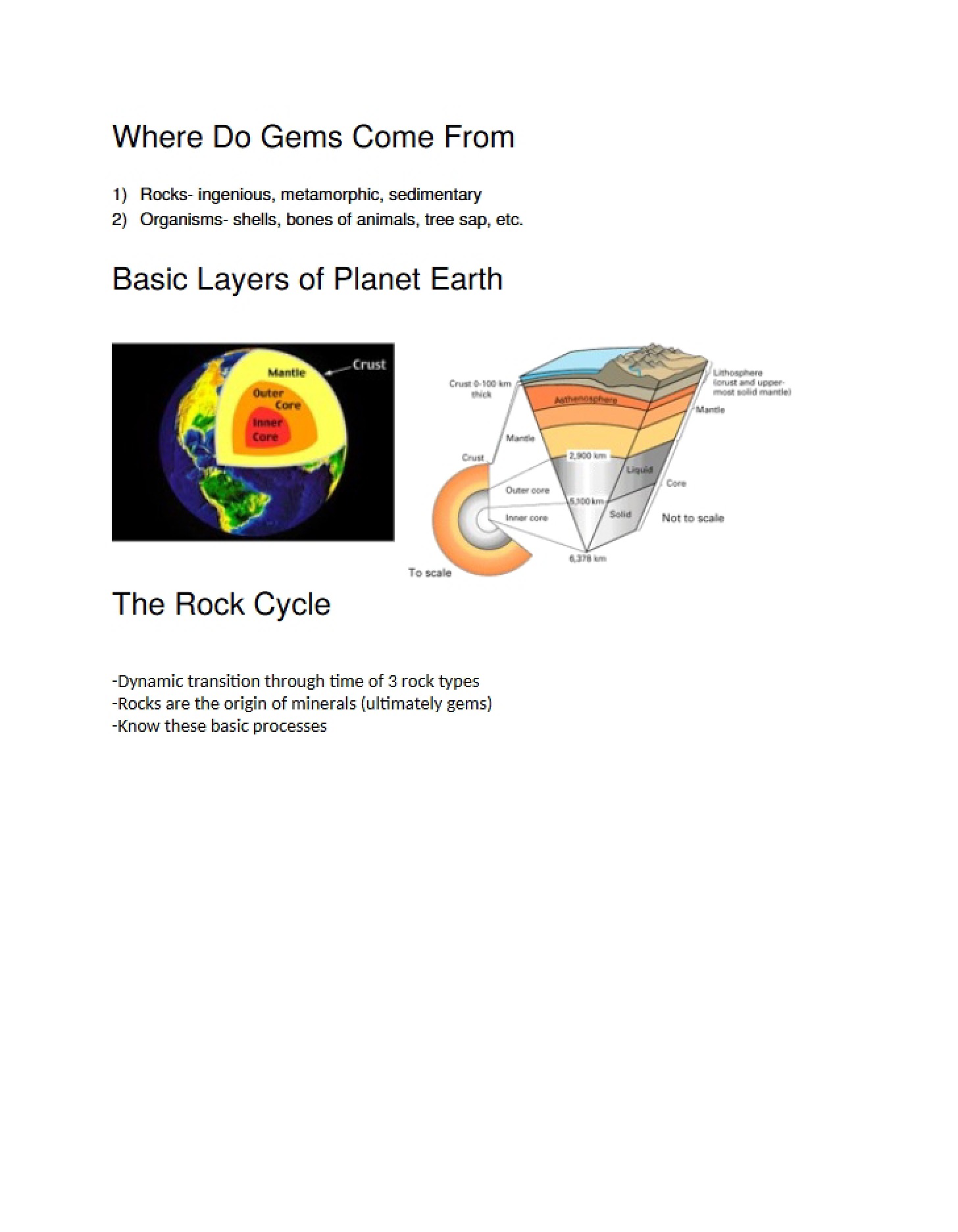 Origins of Gems