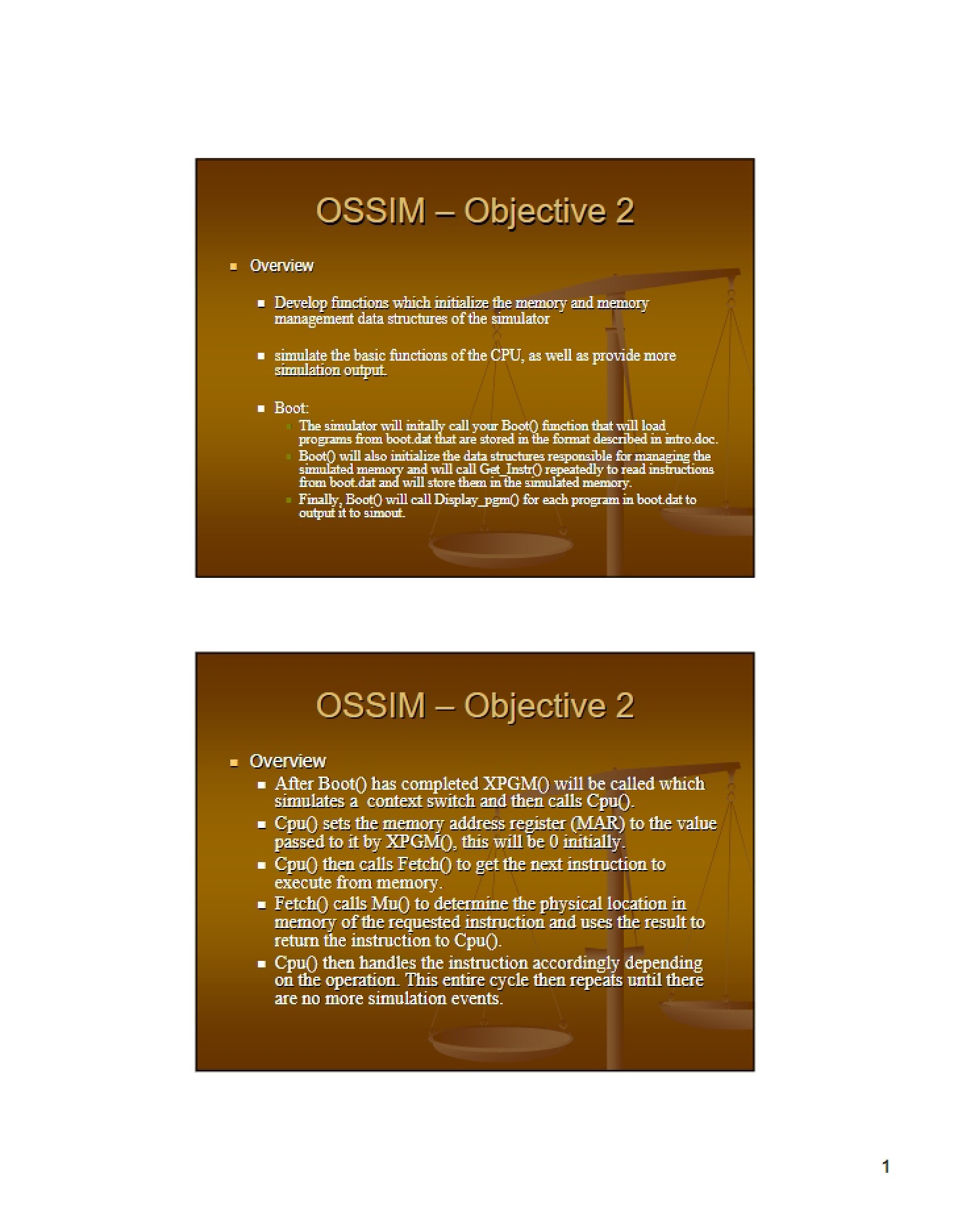Objective 2 OSSIM