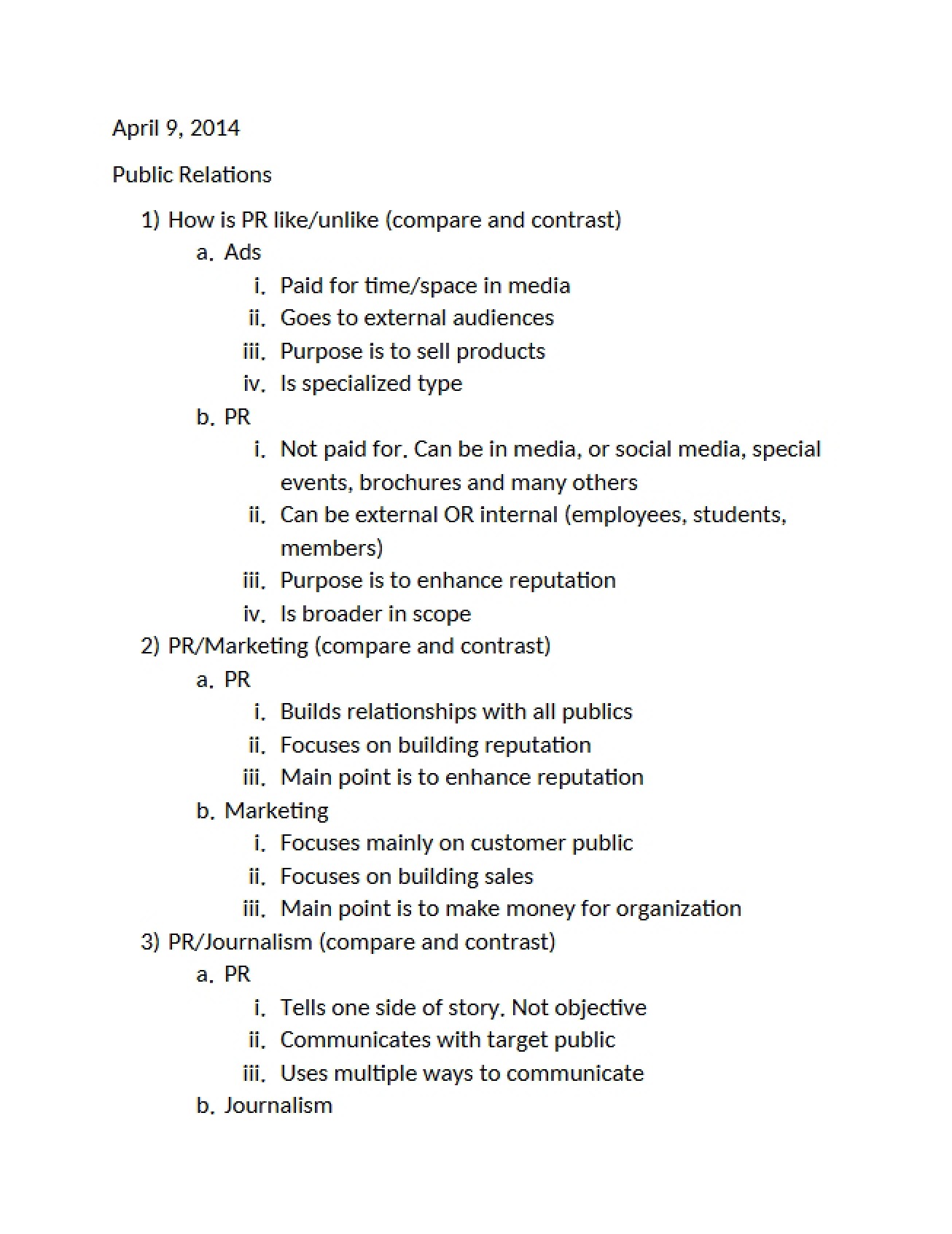 Introduction to Public Relations