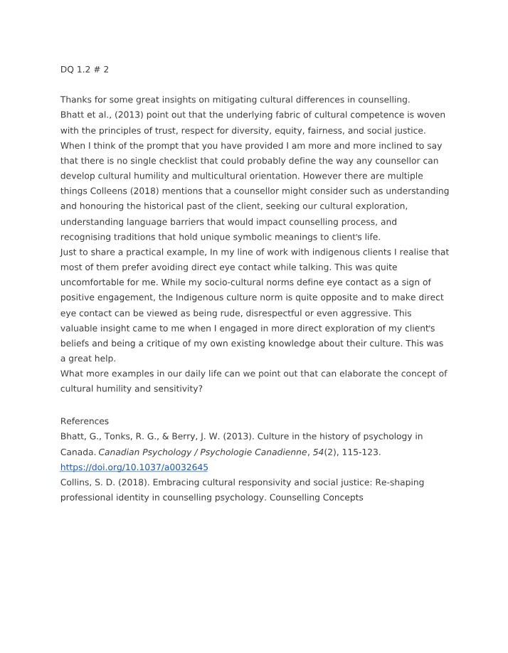 Collectivist Influences - Part 7