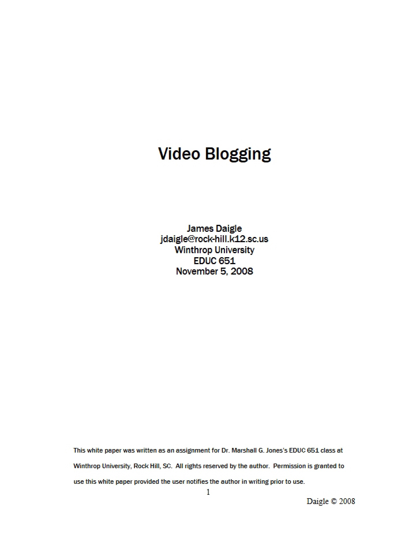 Vlogging Guide