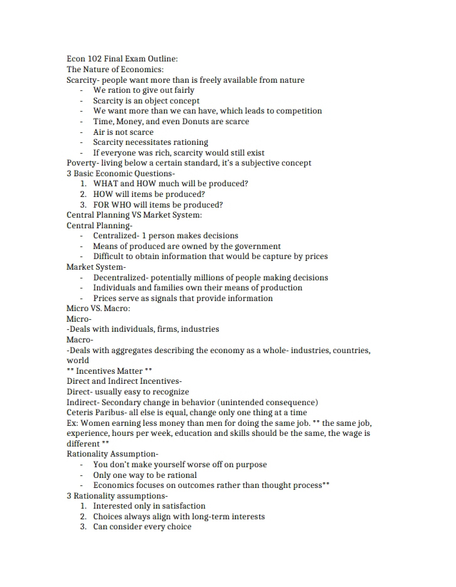Examination Final